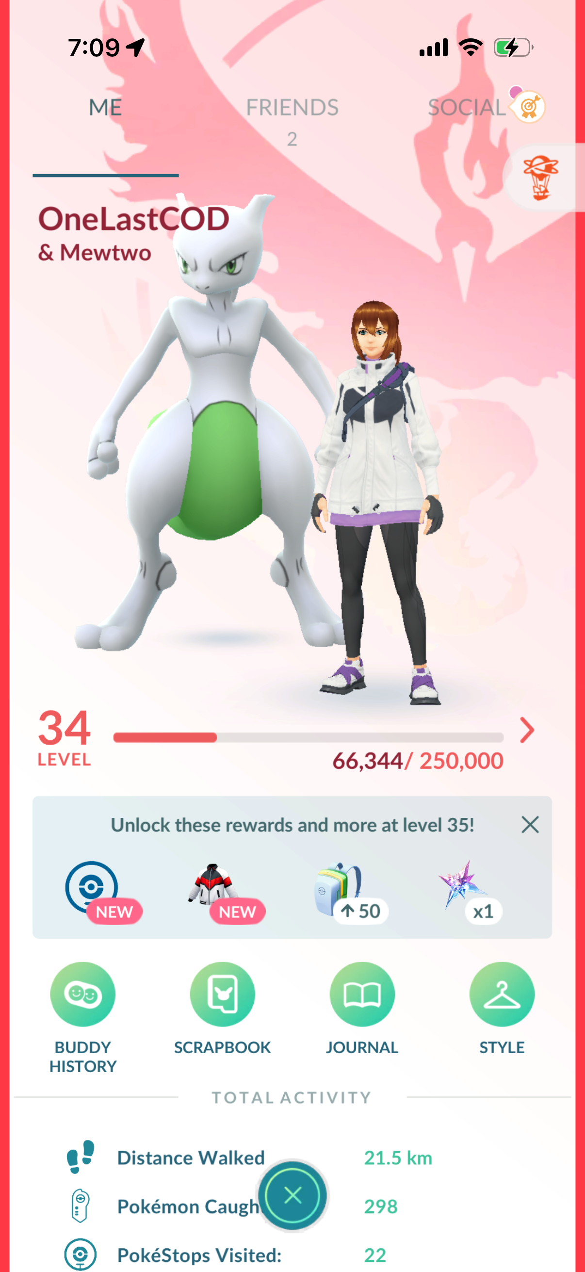 OneLastCod account (15 Shiny/Legendary & 198k stardust)