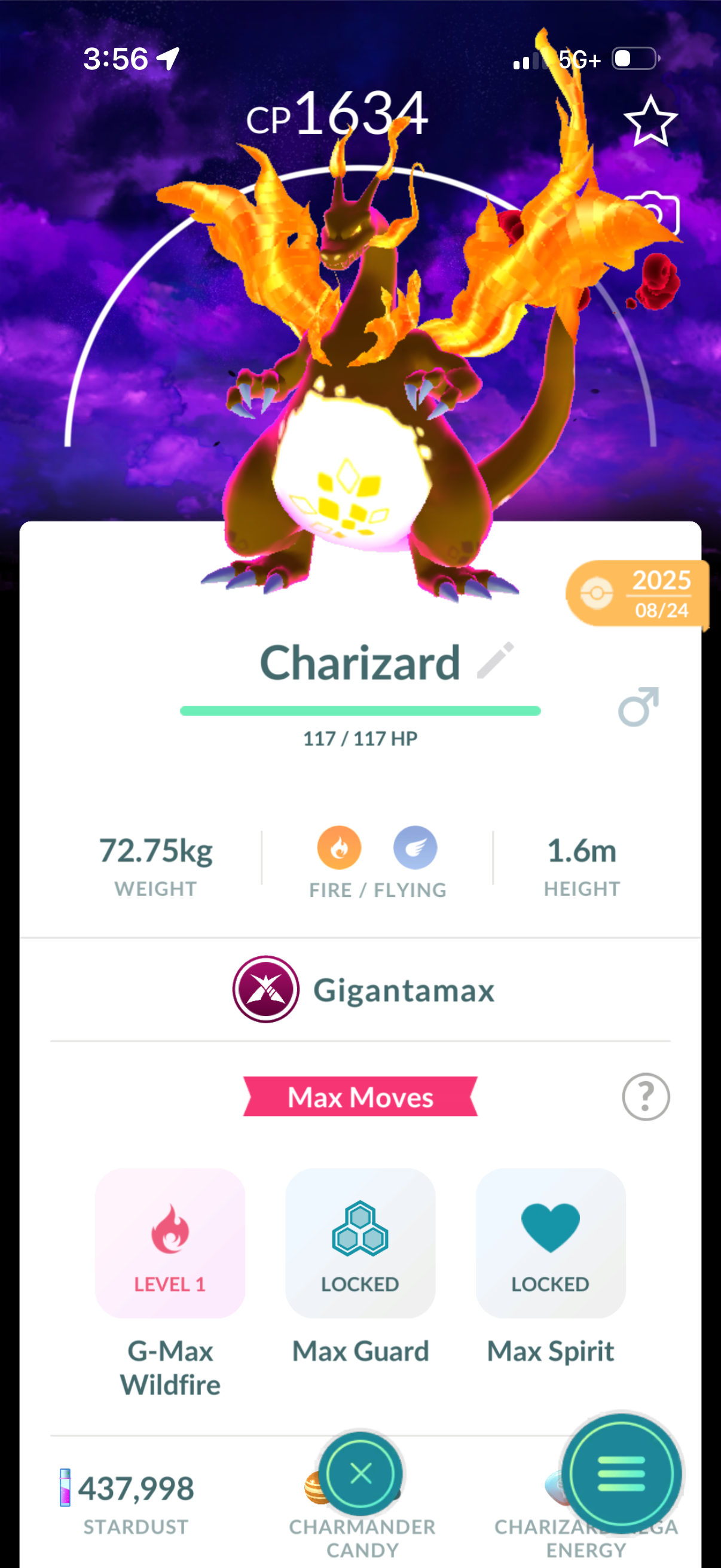 ShinyGmaxPack account (9 Shiny/Gigantamax)