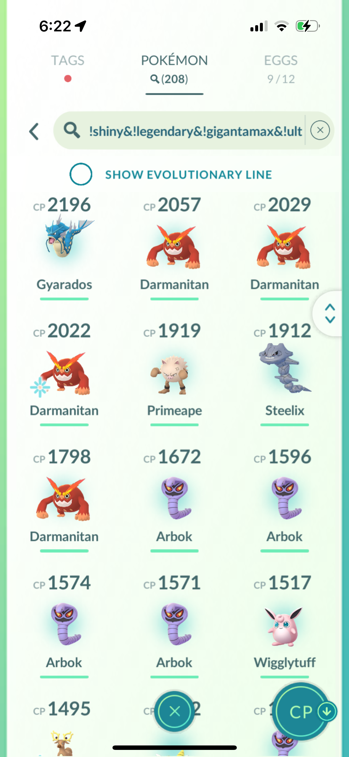 GutsAndGlory account (14 shiny/legendary)