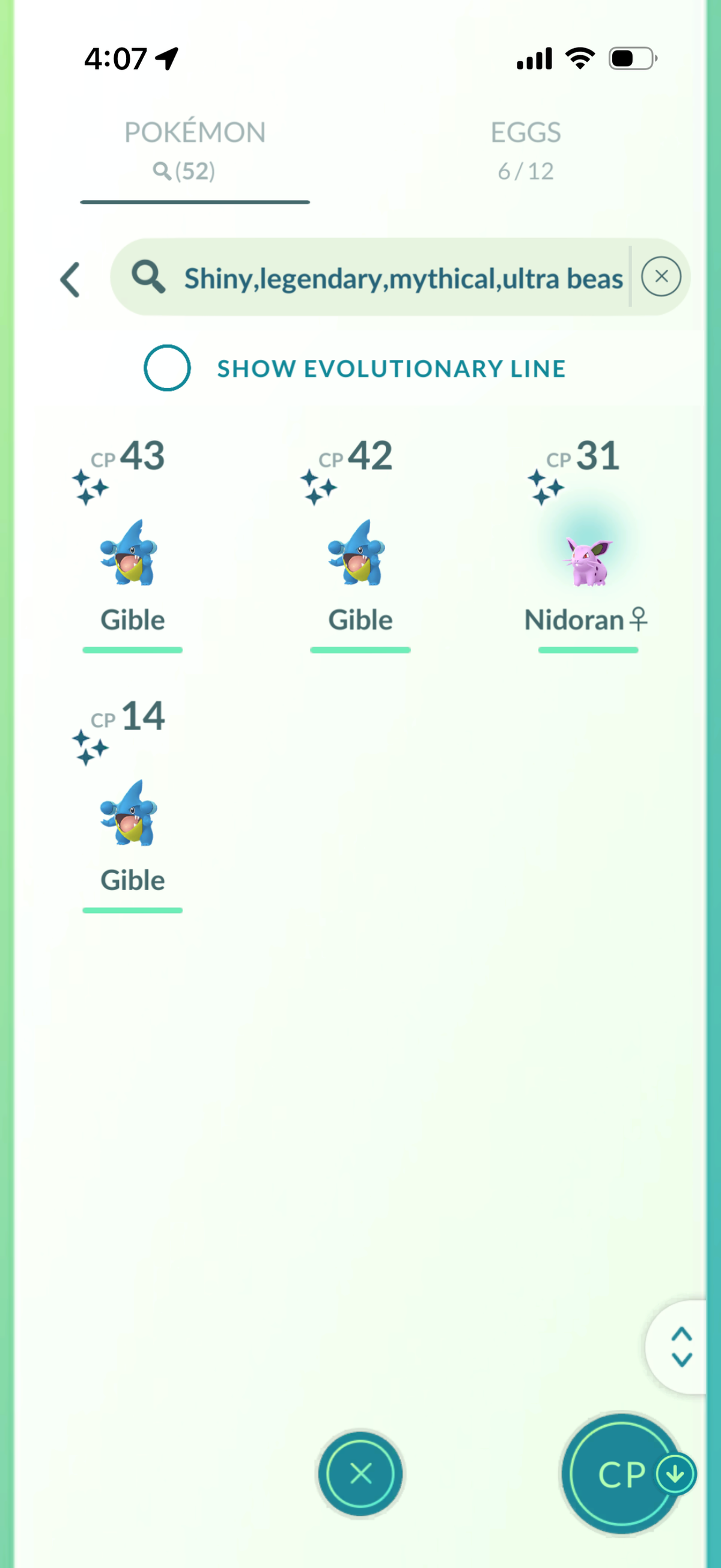 OneLastCod account (52 Shiny/Legendary & 700k Stardust)