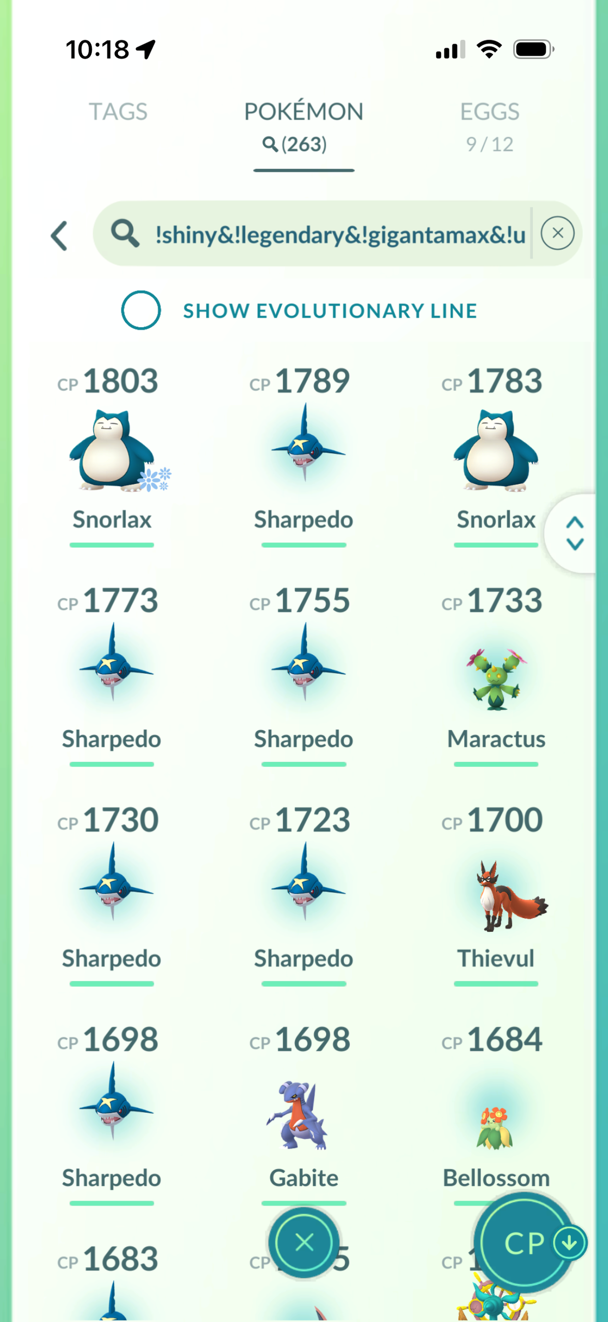JudgeMVP26 account (52 Shiny/Legendary and 822k Stardust)