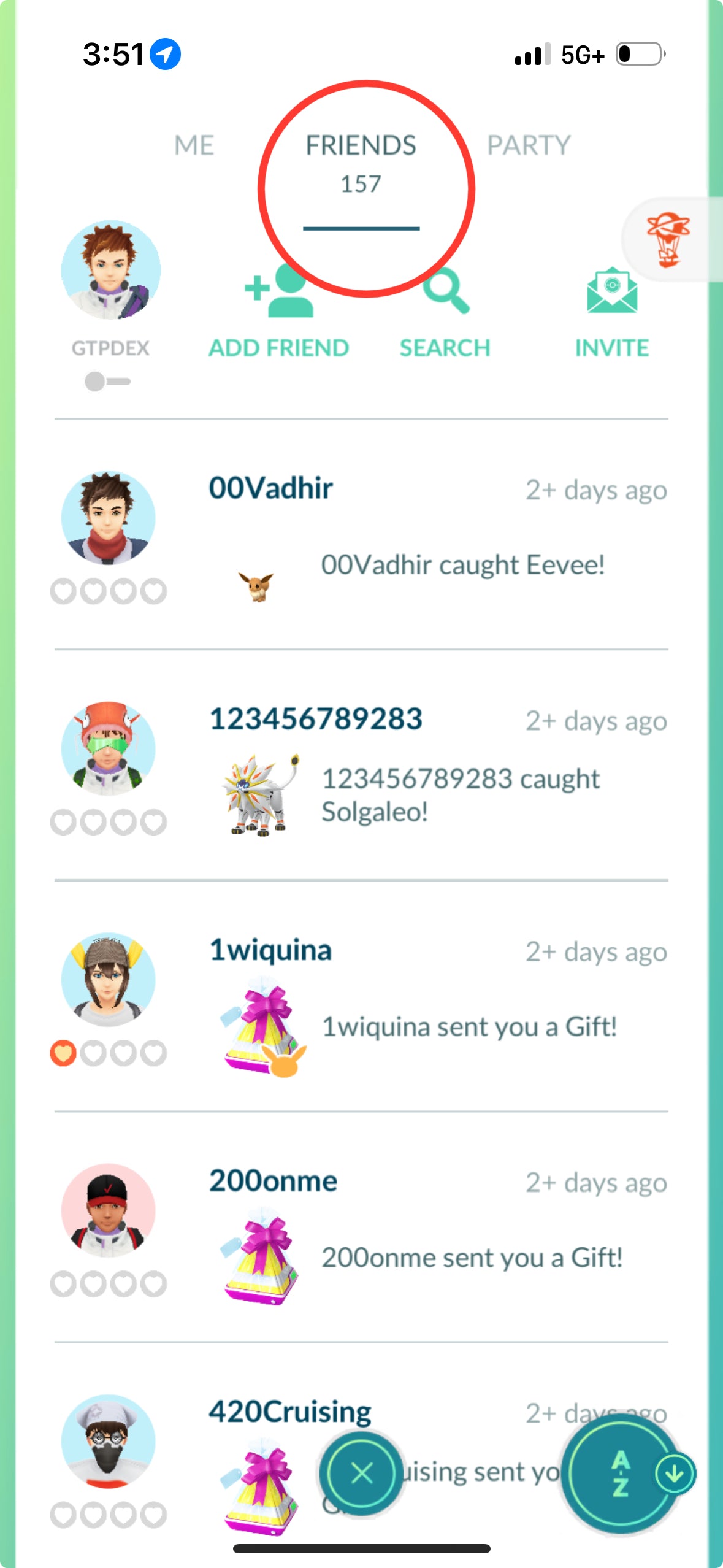MachampByGTP account (33 shiny/487k stardust)