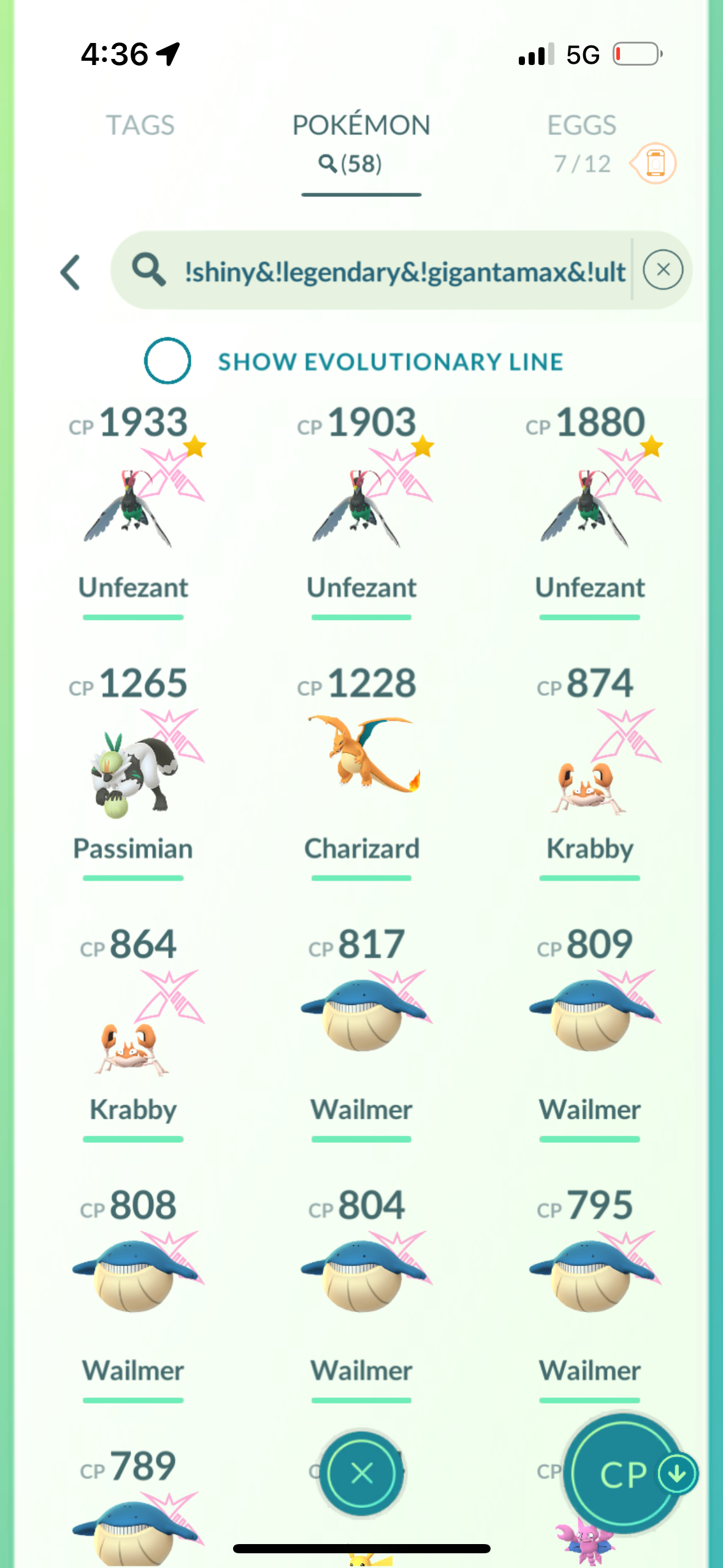 ProblemSolver account (27 Gigantamax/Legendary/Shiny)