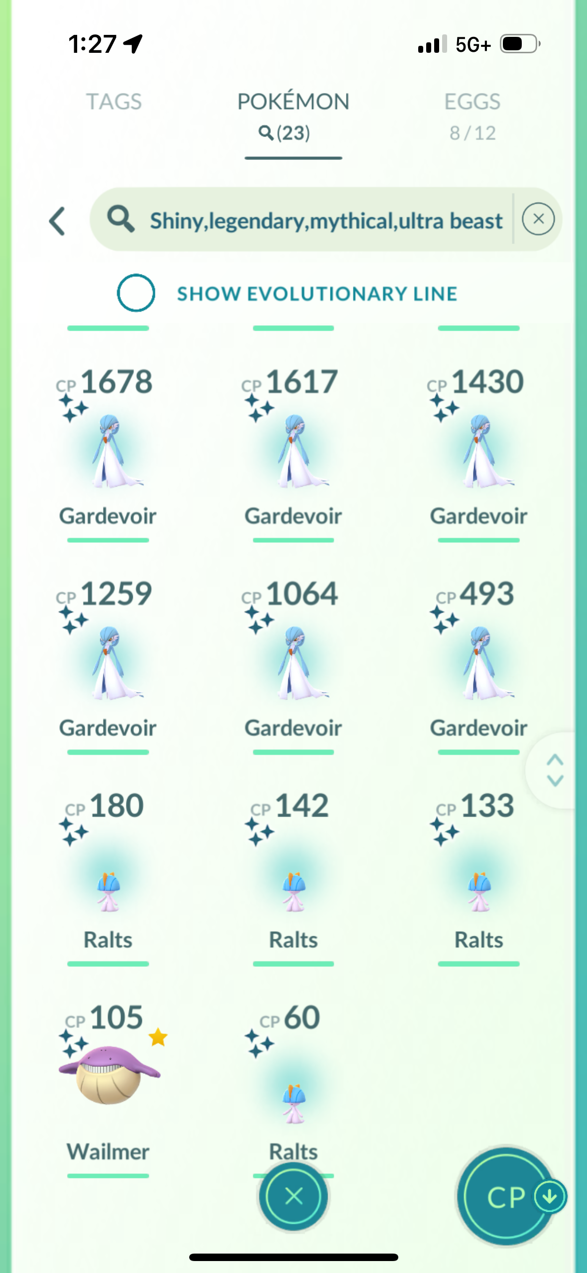 PalkiaAndDialga account (27 Shiny/Legendary/Gigantamax)