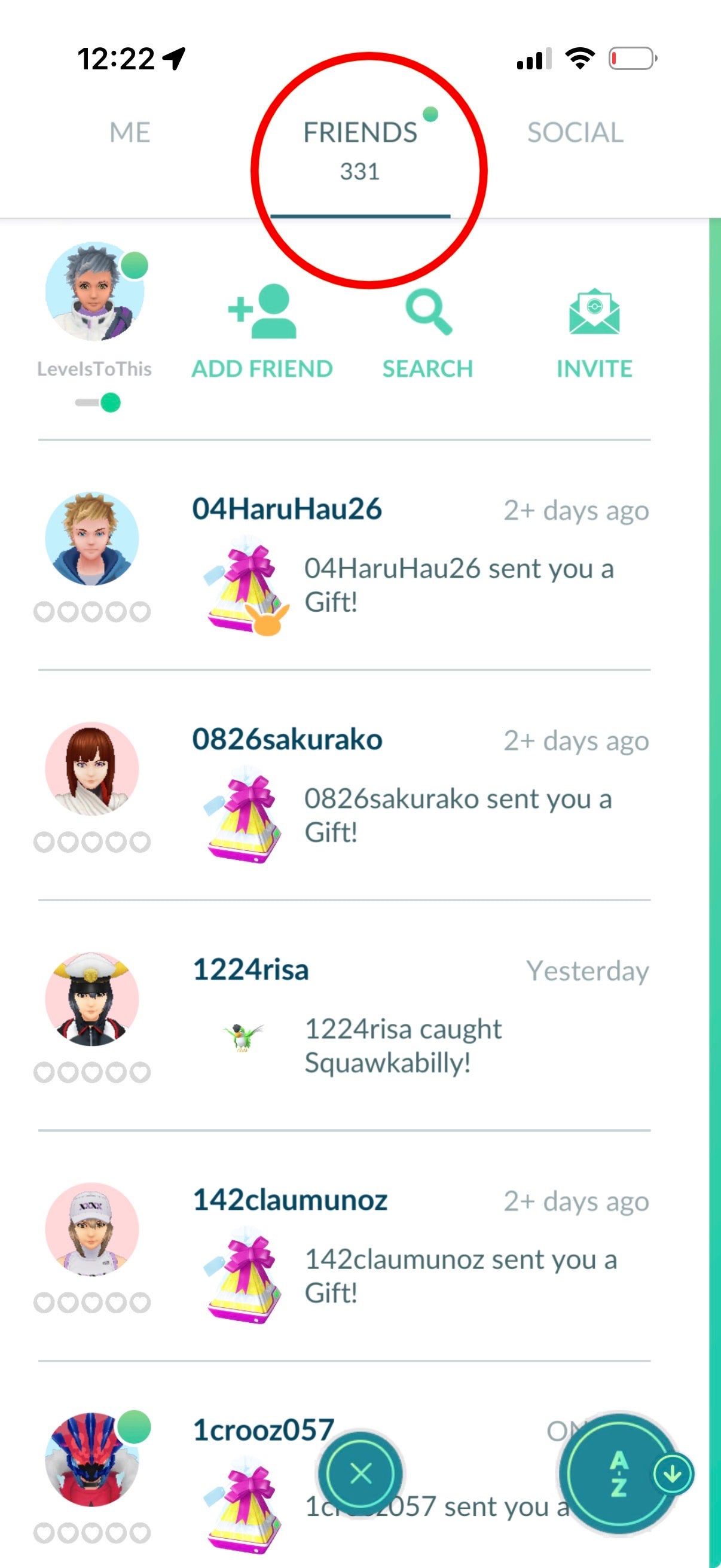 LevelsToThis account (31 Shiny/Legendary)