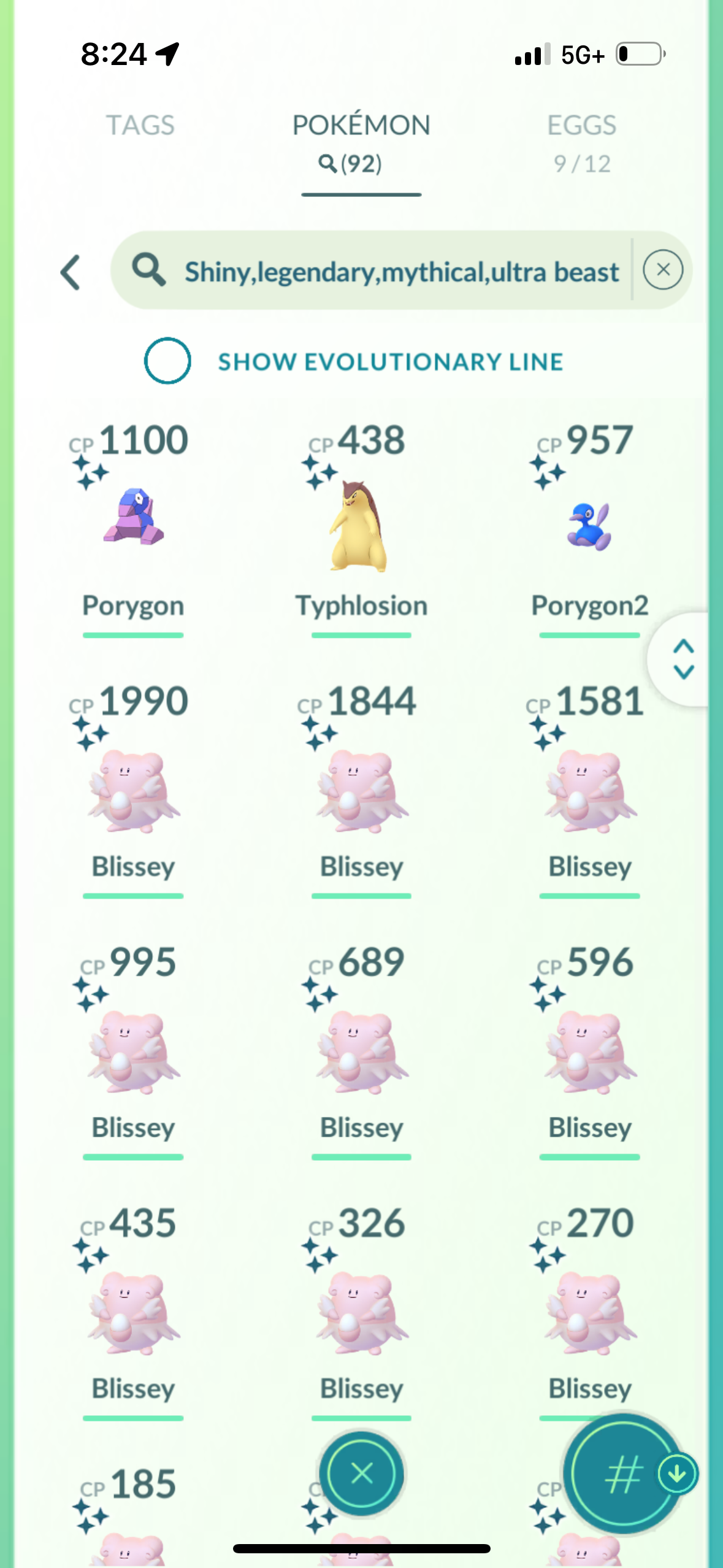 RussiasCollapse account (92 shiny/legendary)