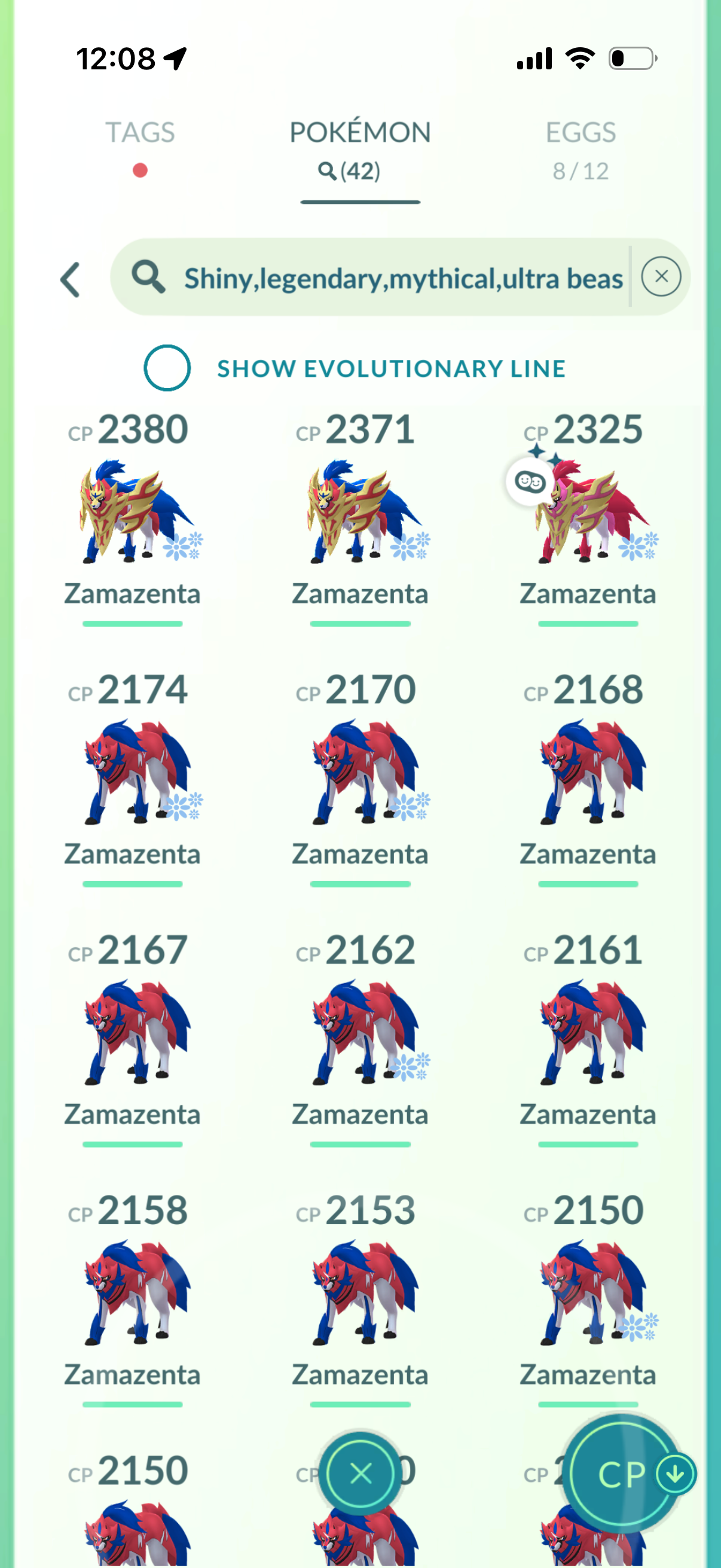 VloneShirt account (42 Shiny/Legendary)