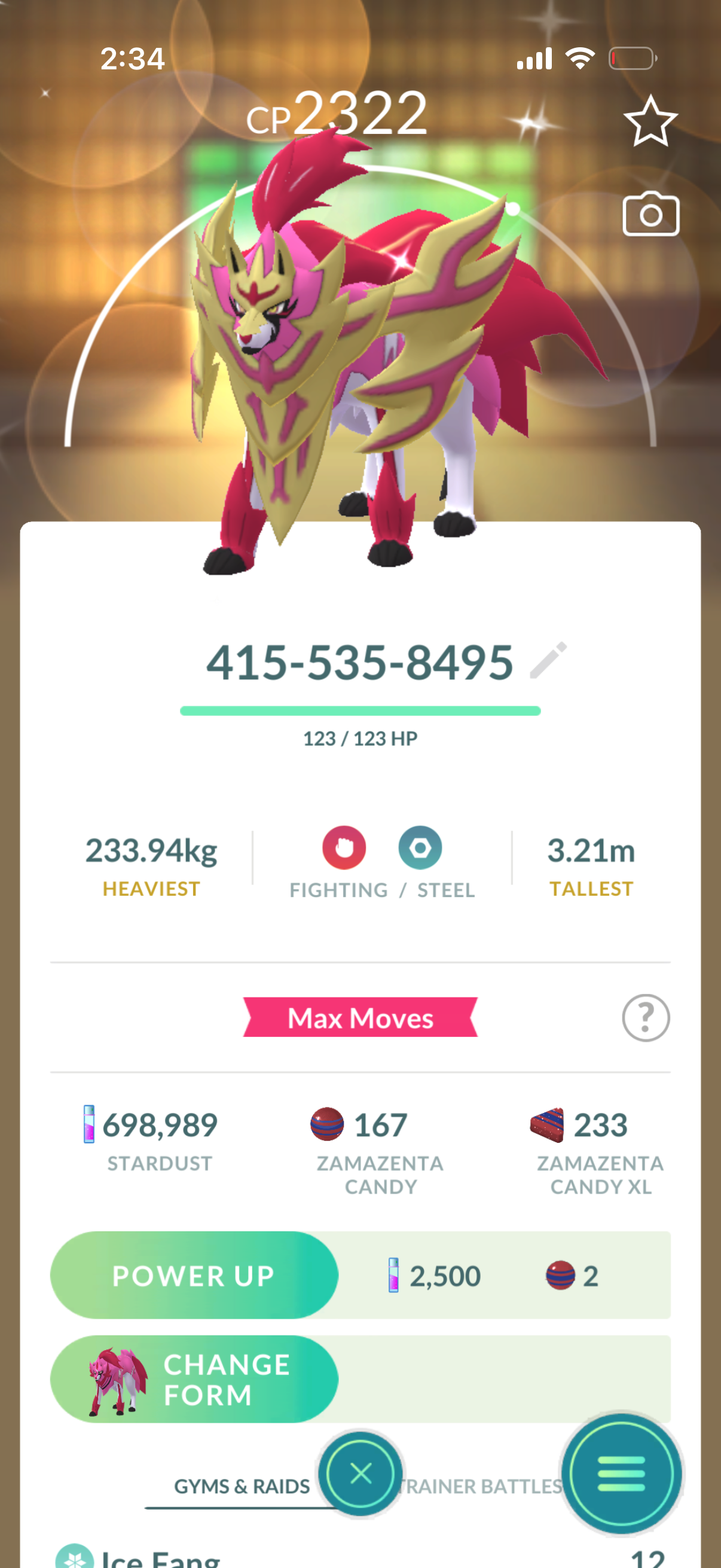 KillBillTrilogy account (44 Shiny/Legendary)