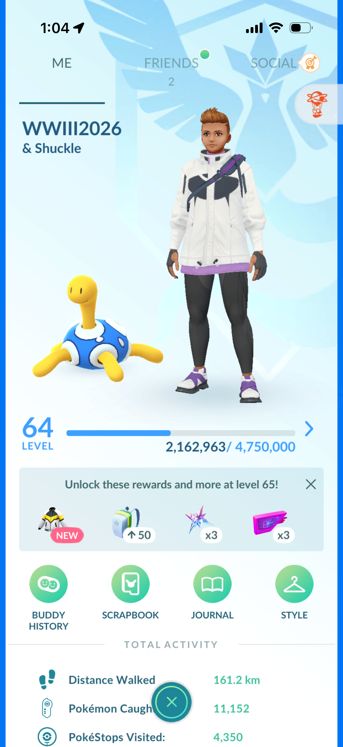 WWIII2026 account (48 Shiny/Legendary 1.8m stardust)