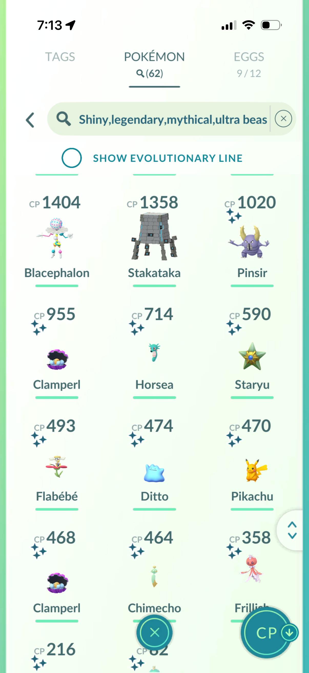 BGZacian account (62 Shiny/Legendary + 4000 Crown Energy)