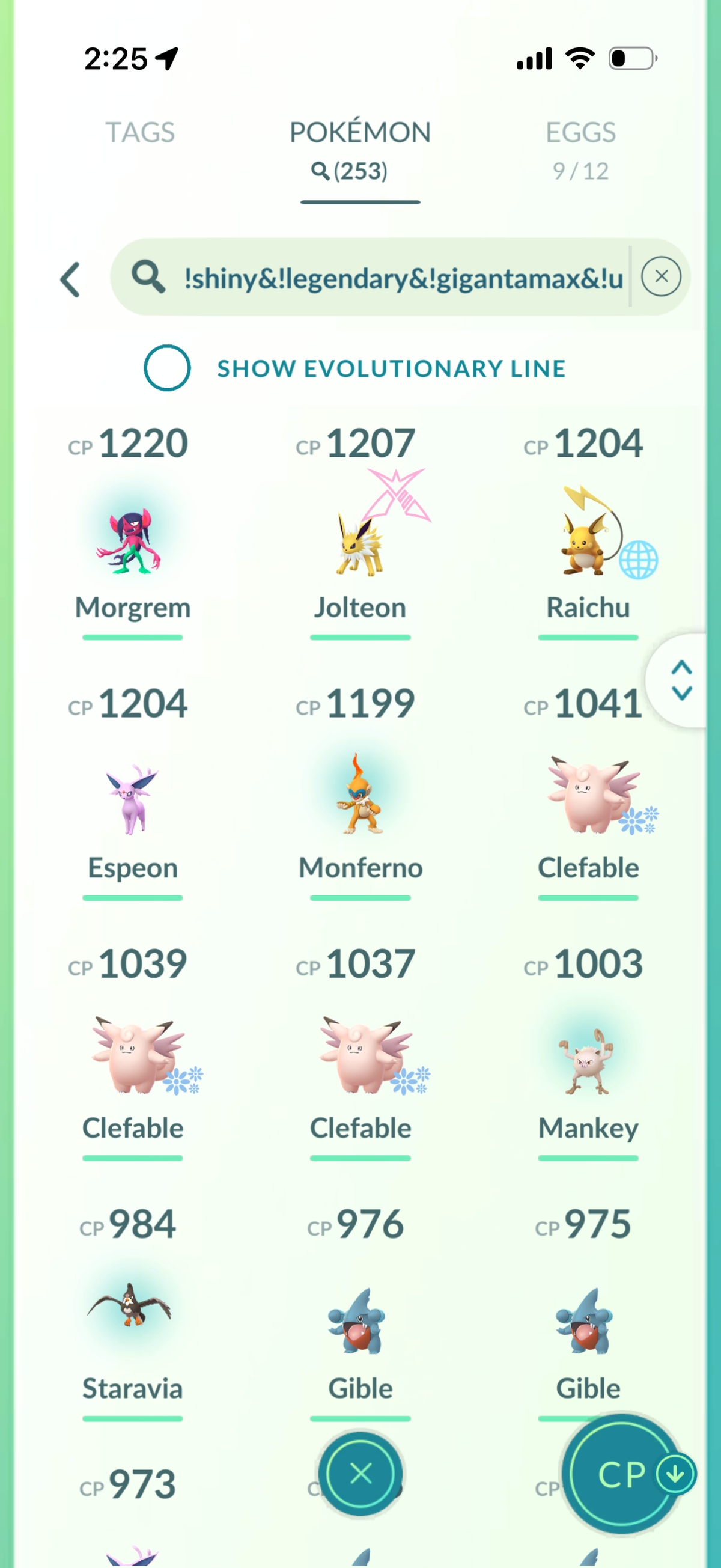 SpecialtyPIZZA account (52 Shiny/Legendary and 544k Stardust)