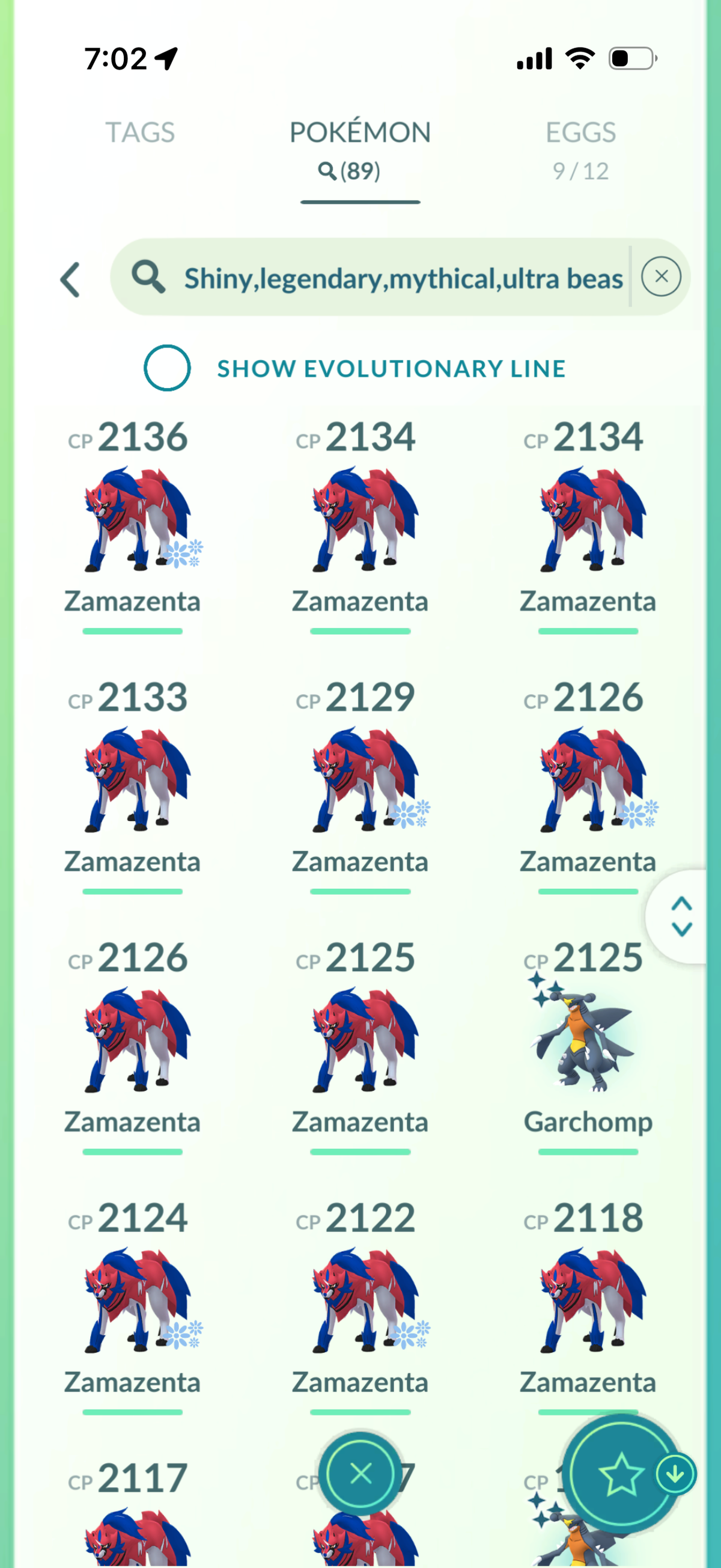 TrillOGBunB account 89 Shiny/Legendary & 900k Stadust