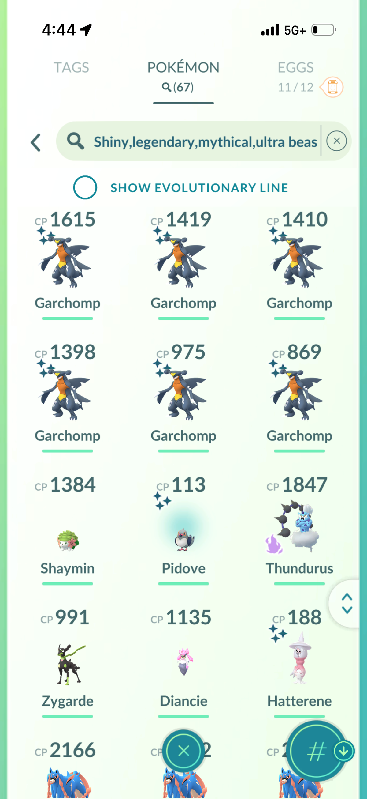IAMARMORED account 67 Shiny/Legendary & 1.7m Stardust
