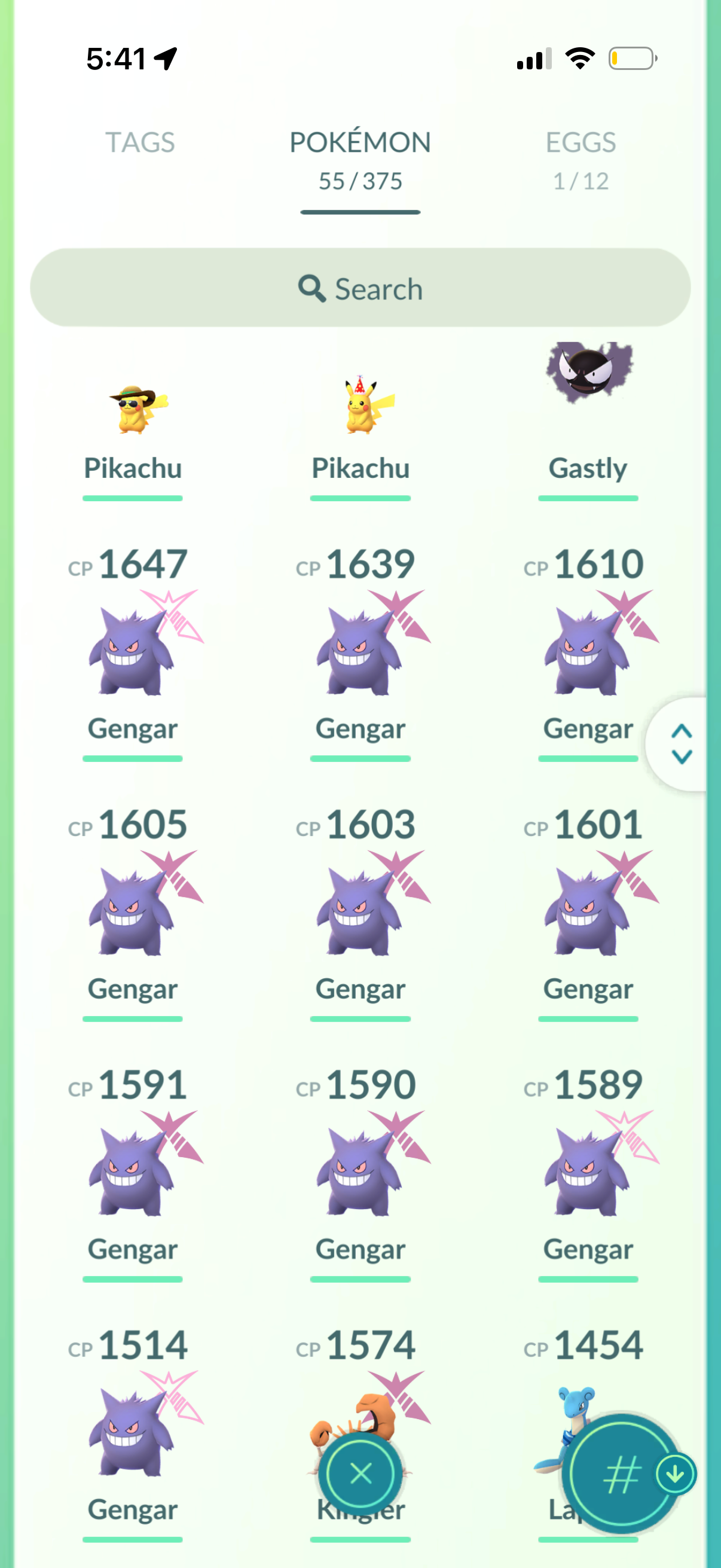 3ShinySnarls account (29 Shiny/Legendary/Gigantamax)