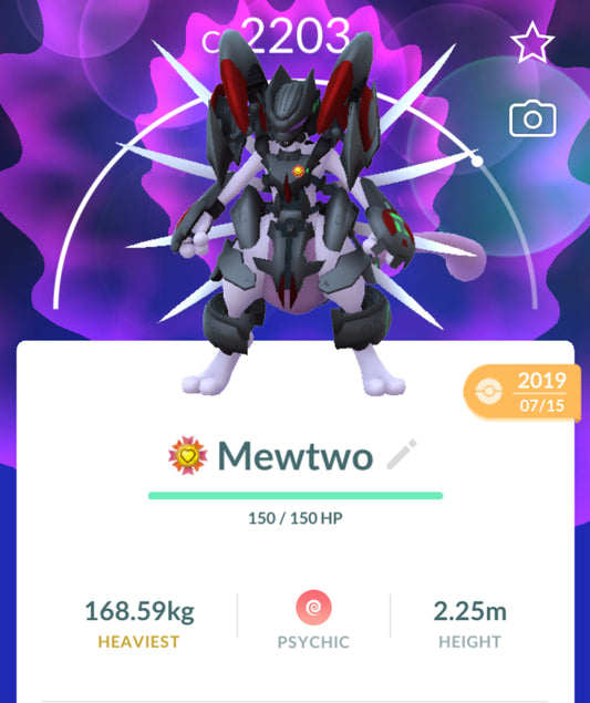 Armored Mewtwo (registered trade)