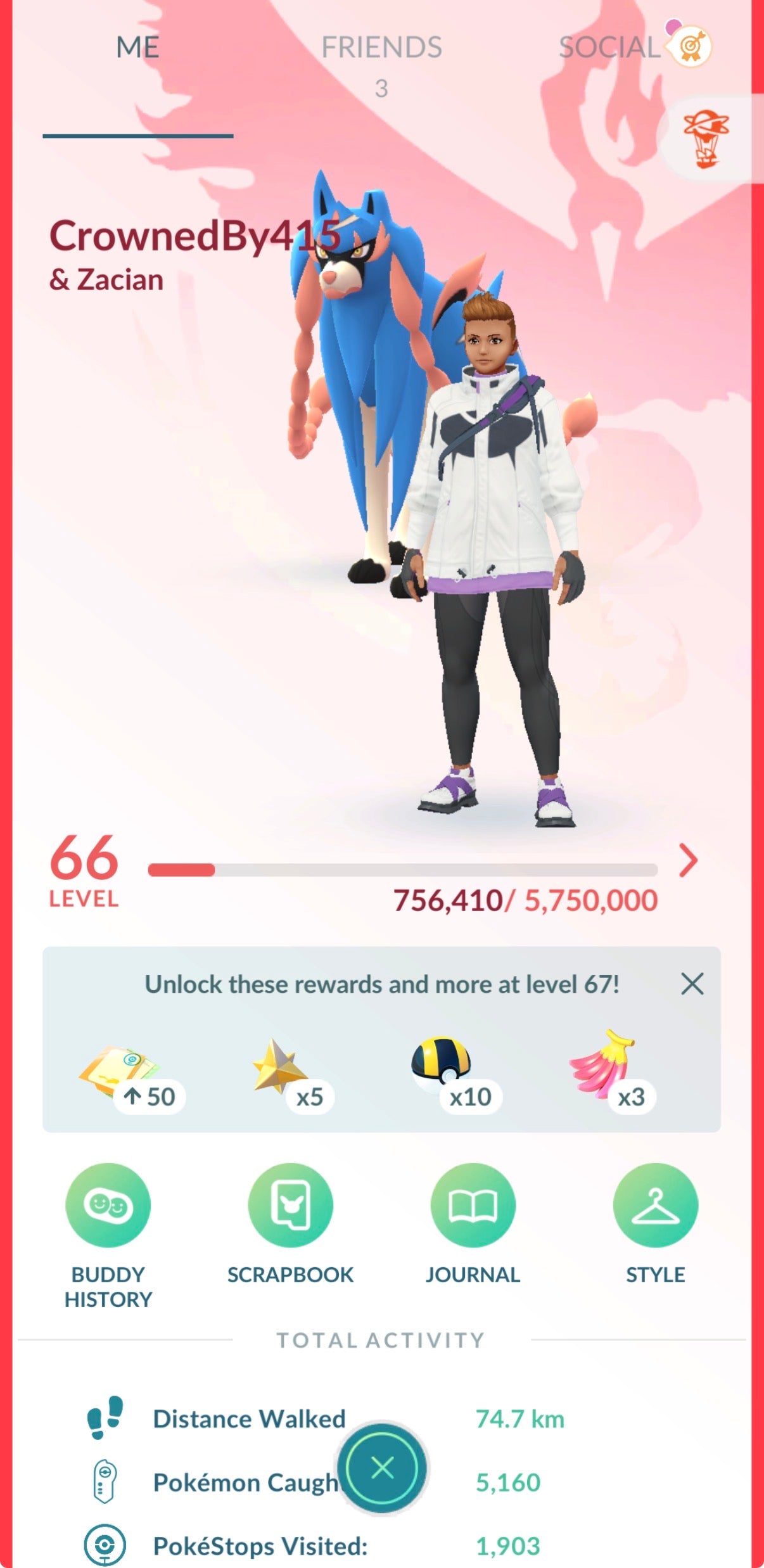 CrownedBy415 account (49 Shiny/Legendary)