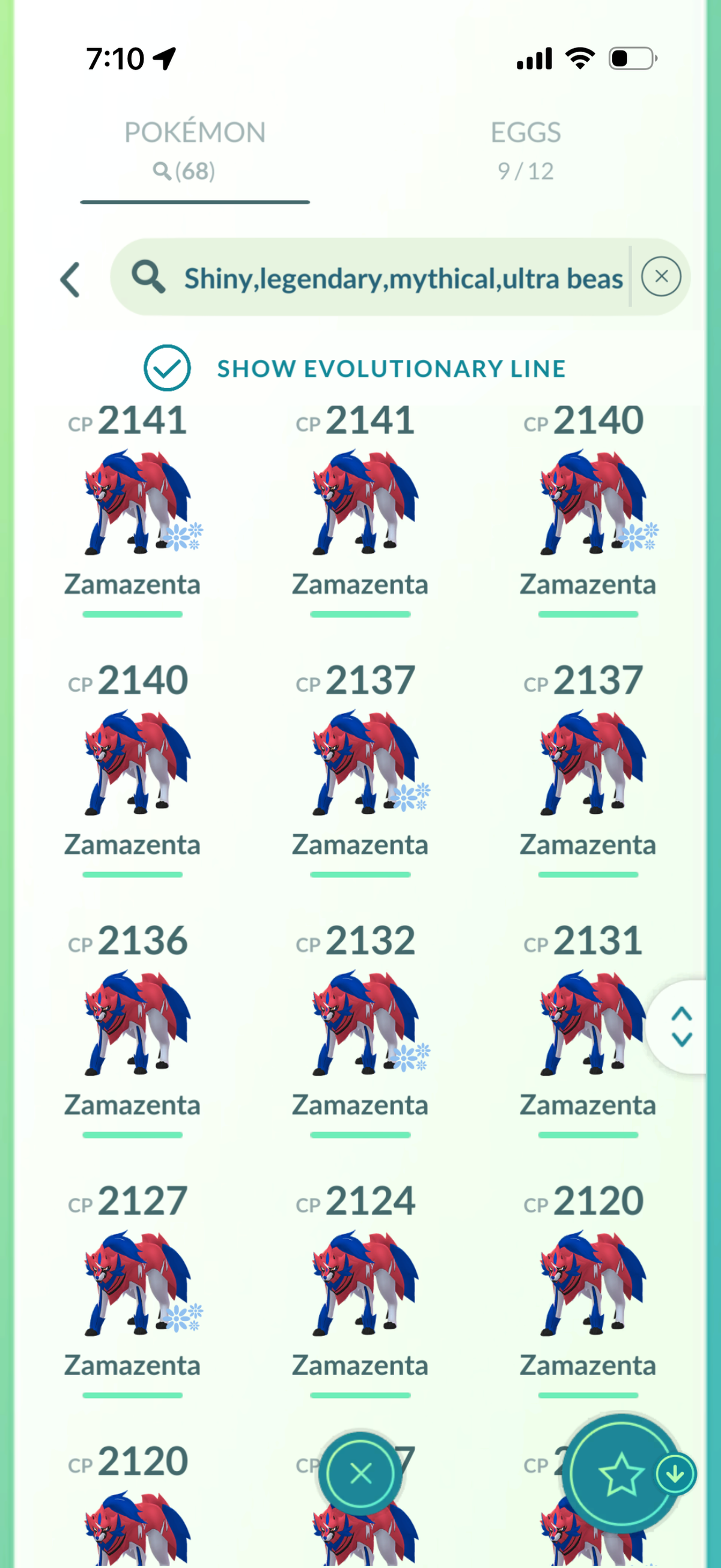 VloneShirt account 68 Shiny/Legendary & 900k Stardust