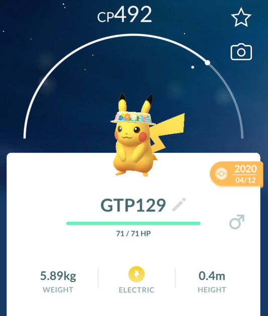 Pikachu Flower Hat trade