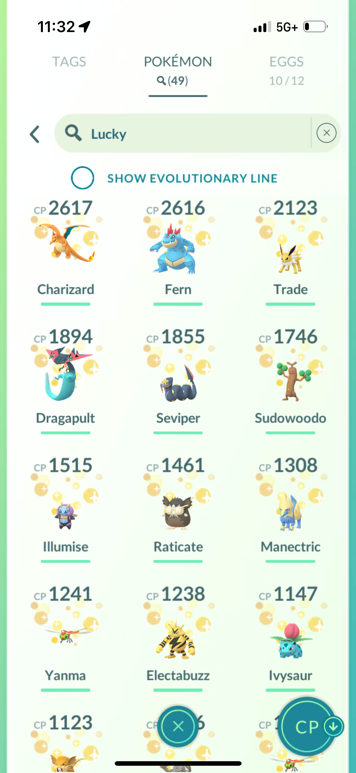 SplitTheCheck account (43 Shiny/Legendary/Gigantamax)