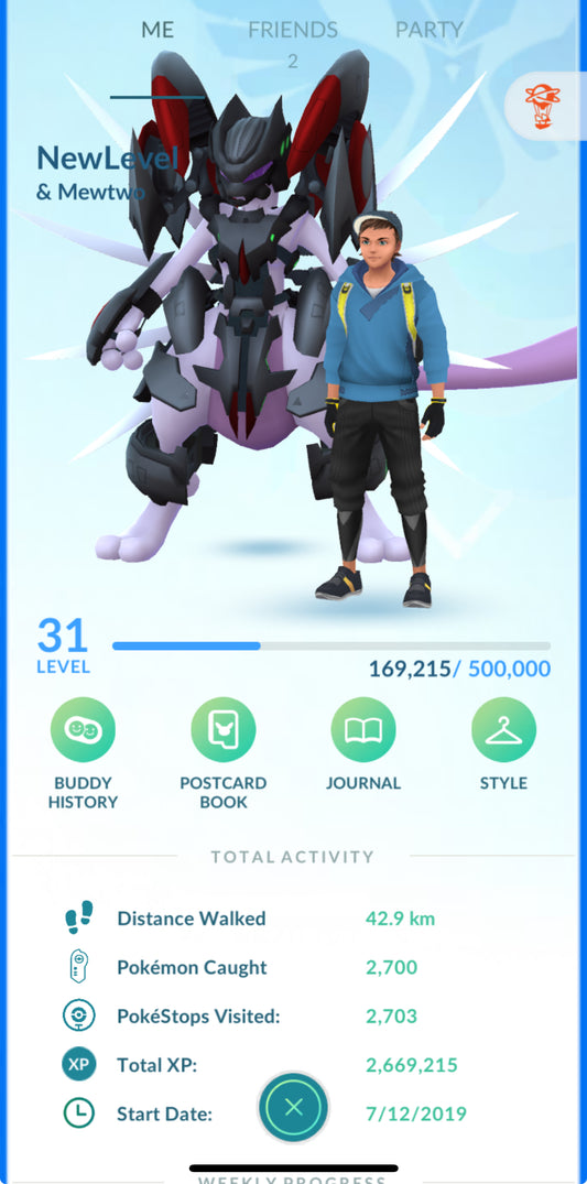 NewLevel account (83 shiny/legendary)