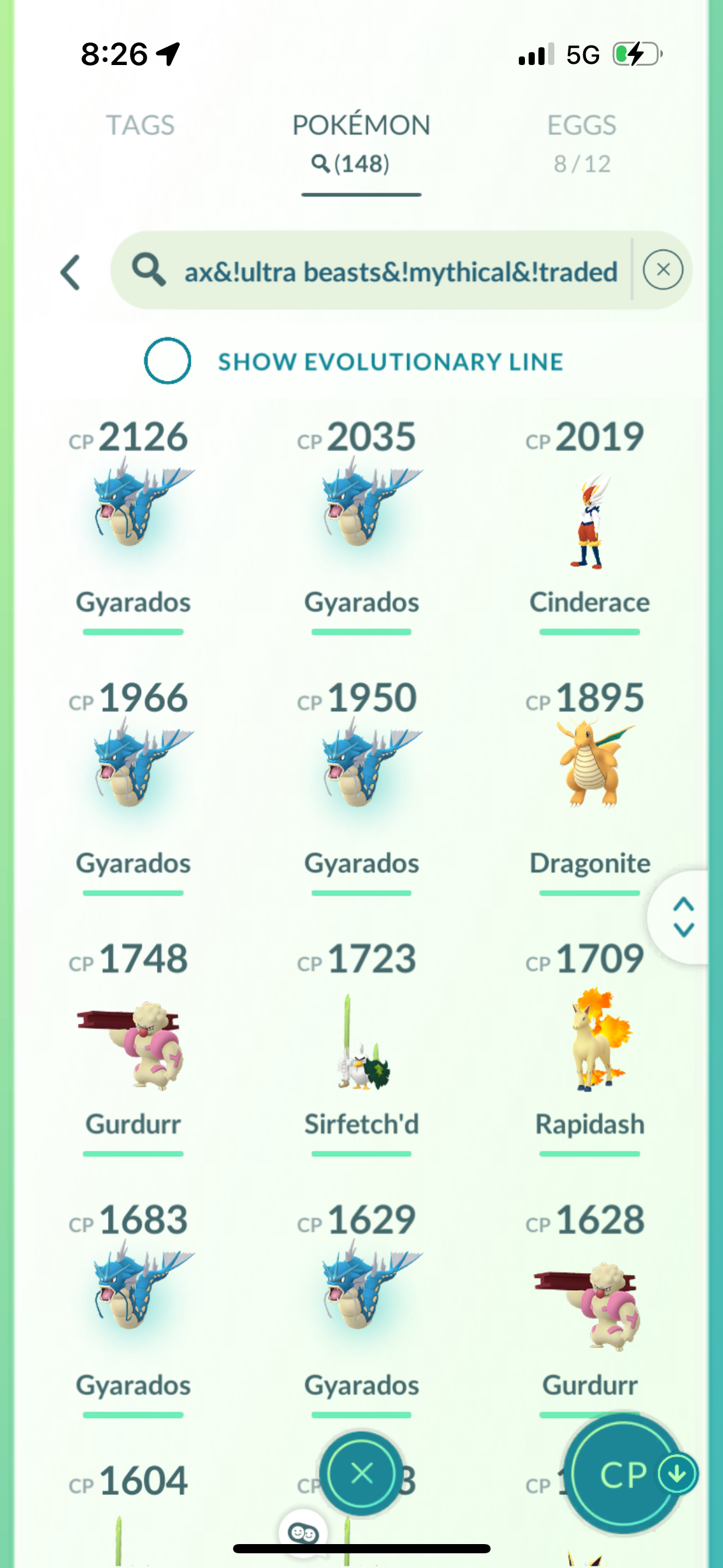 LatiosV1 account (74 shiny/legendary)