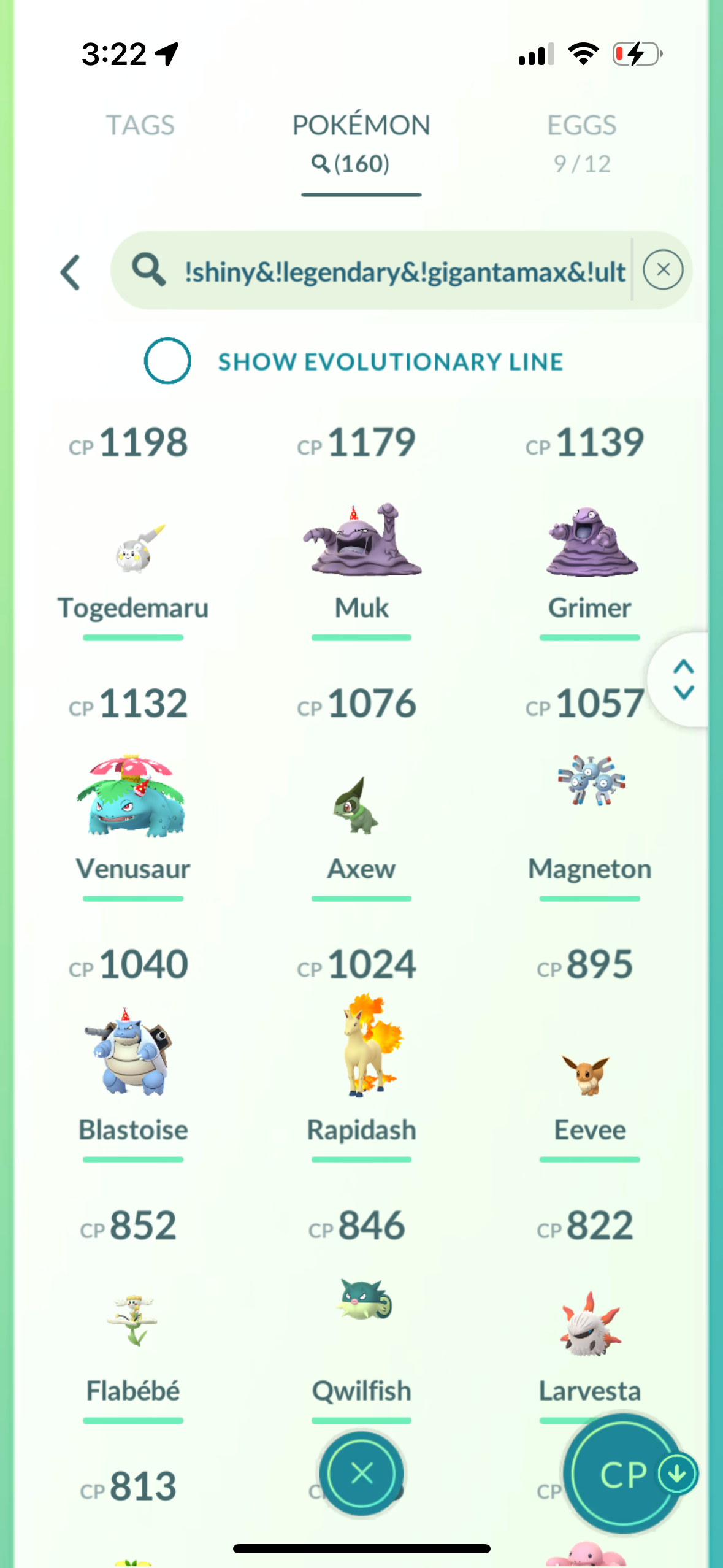 GTPInvitations account (47 Shiny/Legendary/Gigantamax + 95 friends)