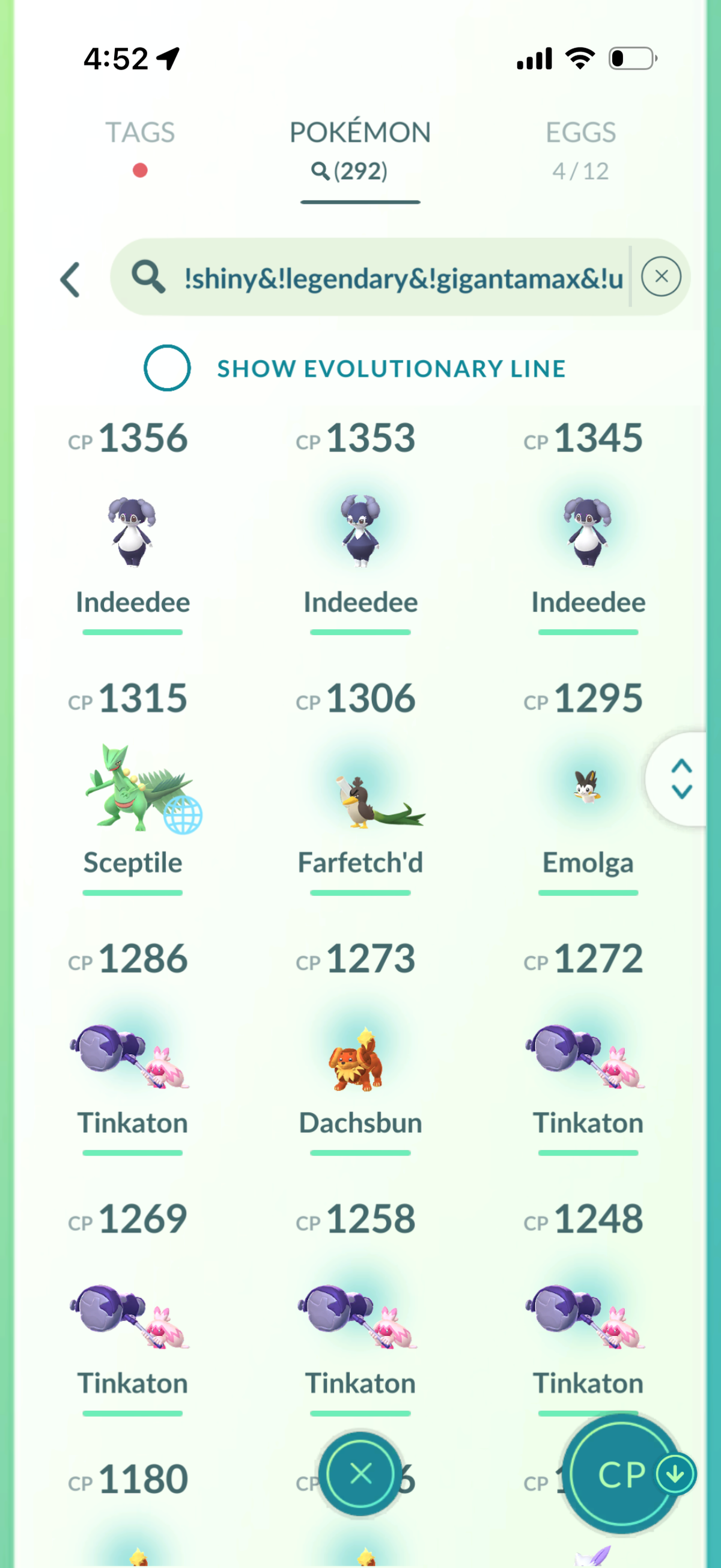ArmoredPTC account 46 Shiny/Legendary & 2.1m Stardust
