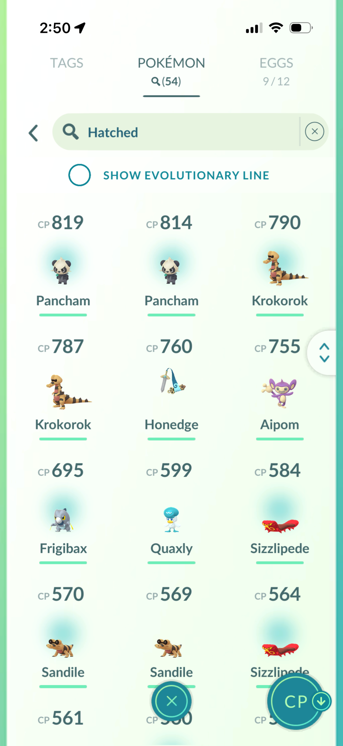 GTPGible account (72 Legendary/Shiny & 1.1m Stardust