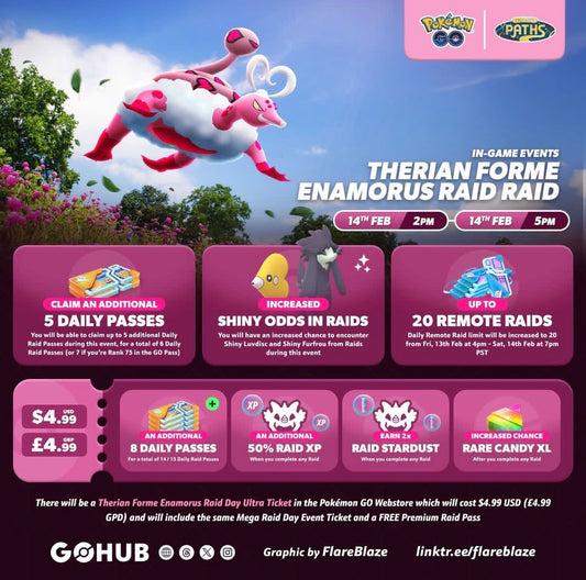 Therian Form Enamorus raid farming service