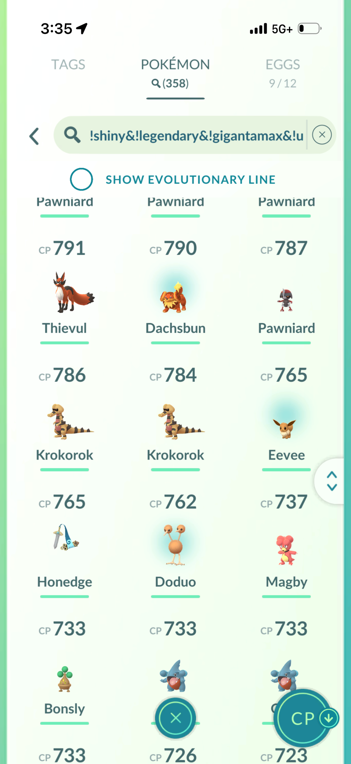 CrownedBy415 account (71 Shiny/Legendary 1.9m Stardust)