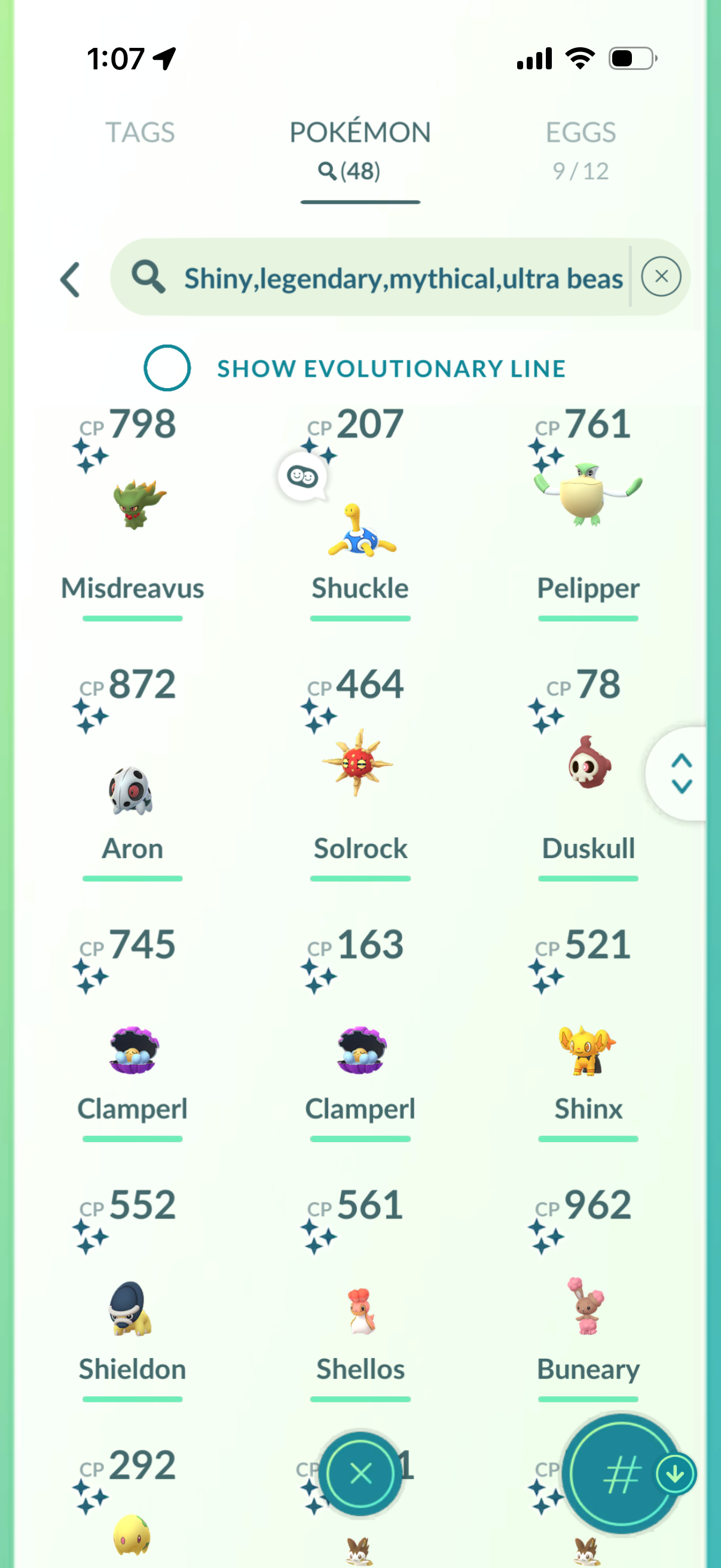 WWIII2026 account (48 Shiny/Legendary 1.8m stardust)