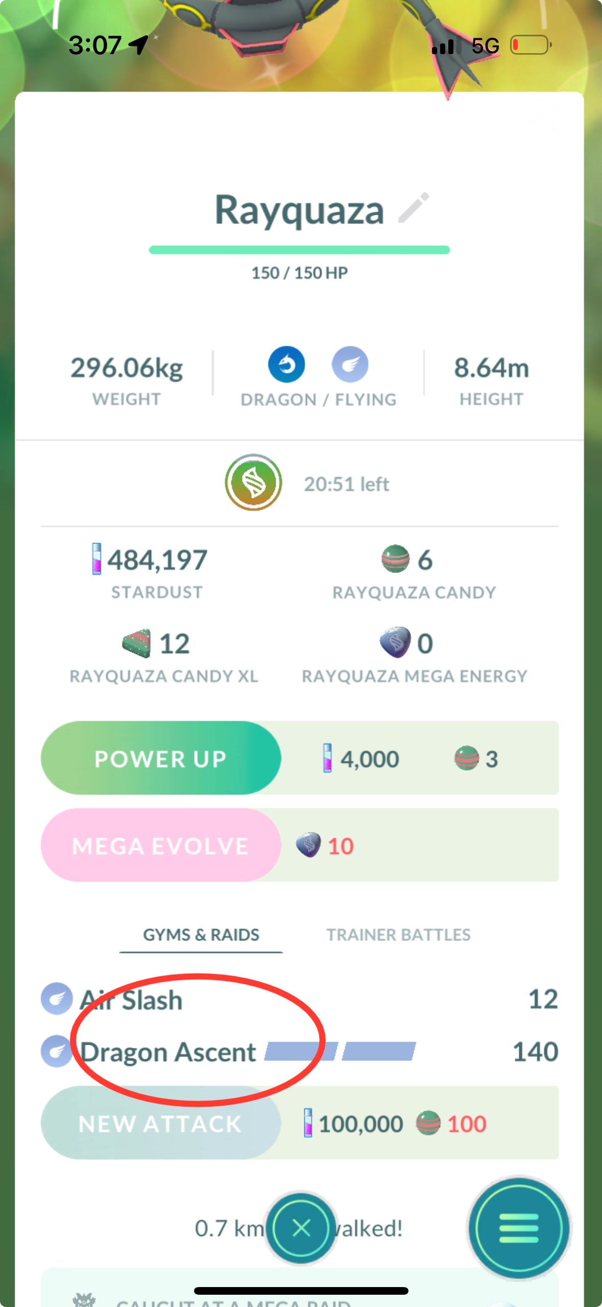 DakraiInvites account (Shiny Mega Rayquaza/350+ friends)