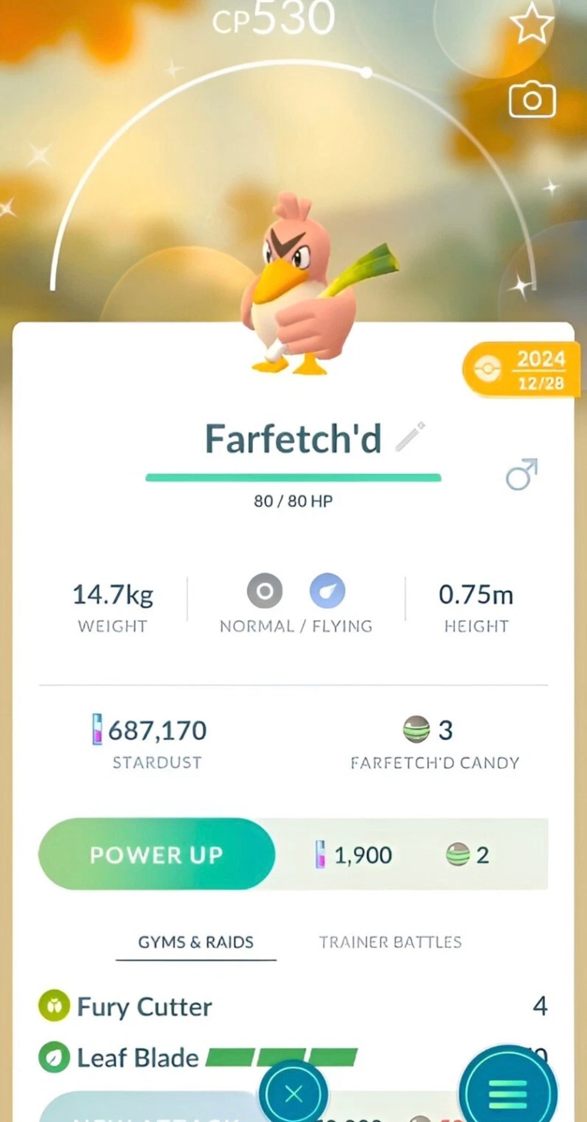 Shiny Farfetch’d trade or account