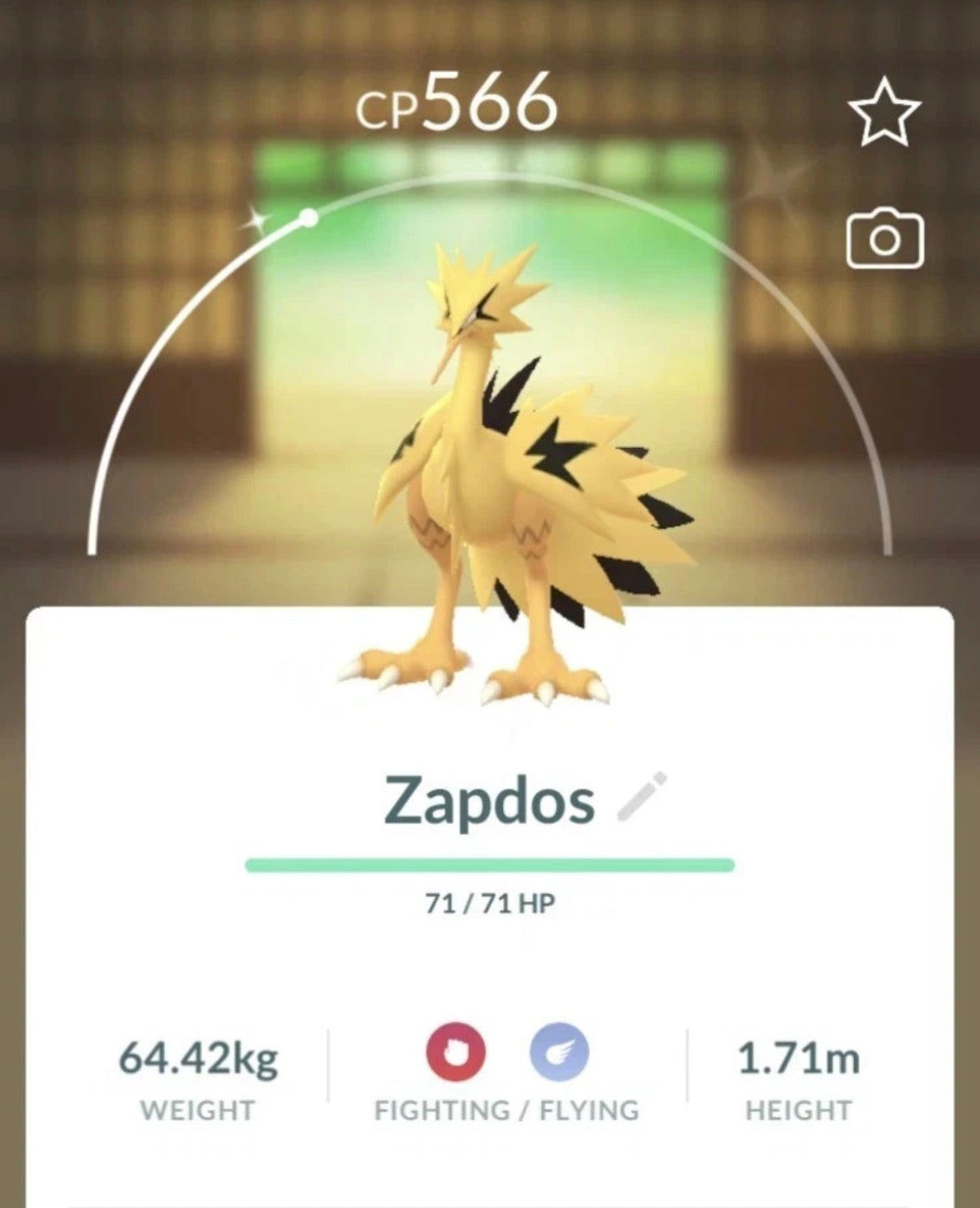 Shiny Galarian Zapdos trade or account