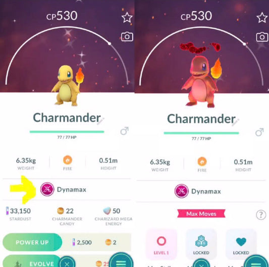 Shiny Dynamax Charmander trade or account