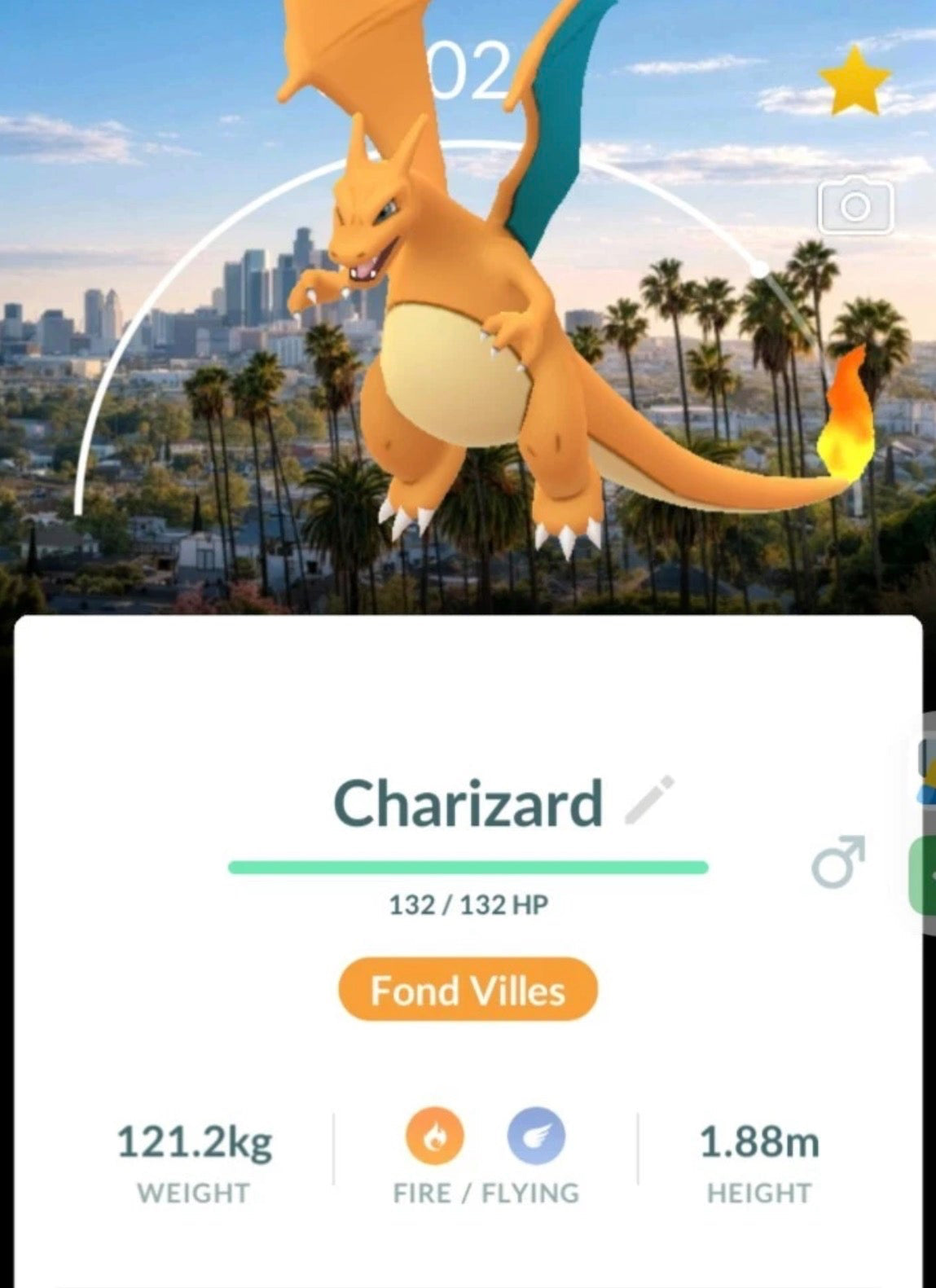 Charizard LA background trade