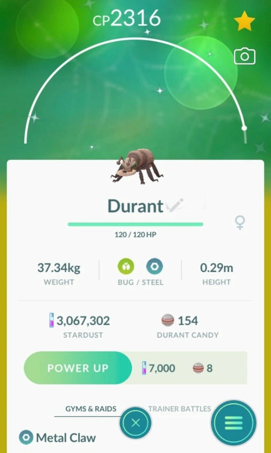 Shiny Durant trade or account