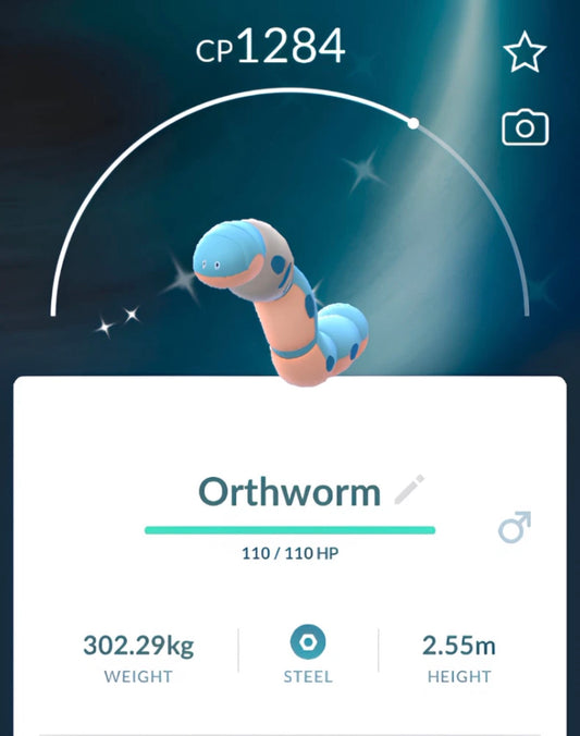 Shiny Orthworm trade or account