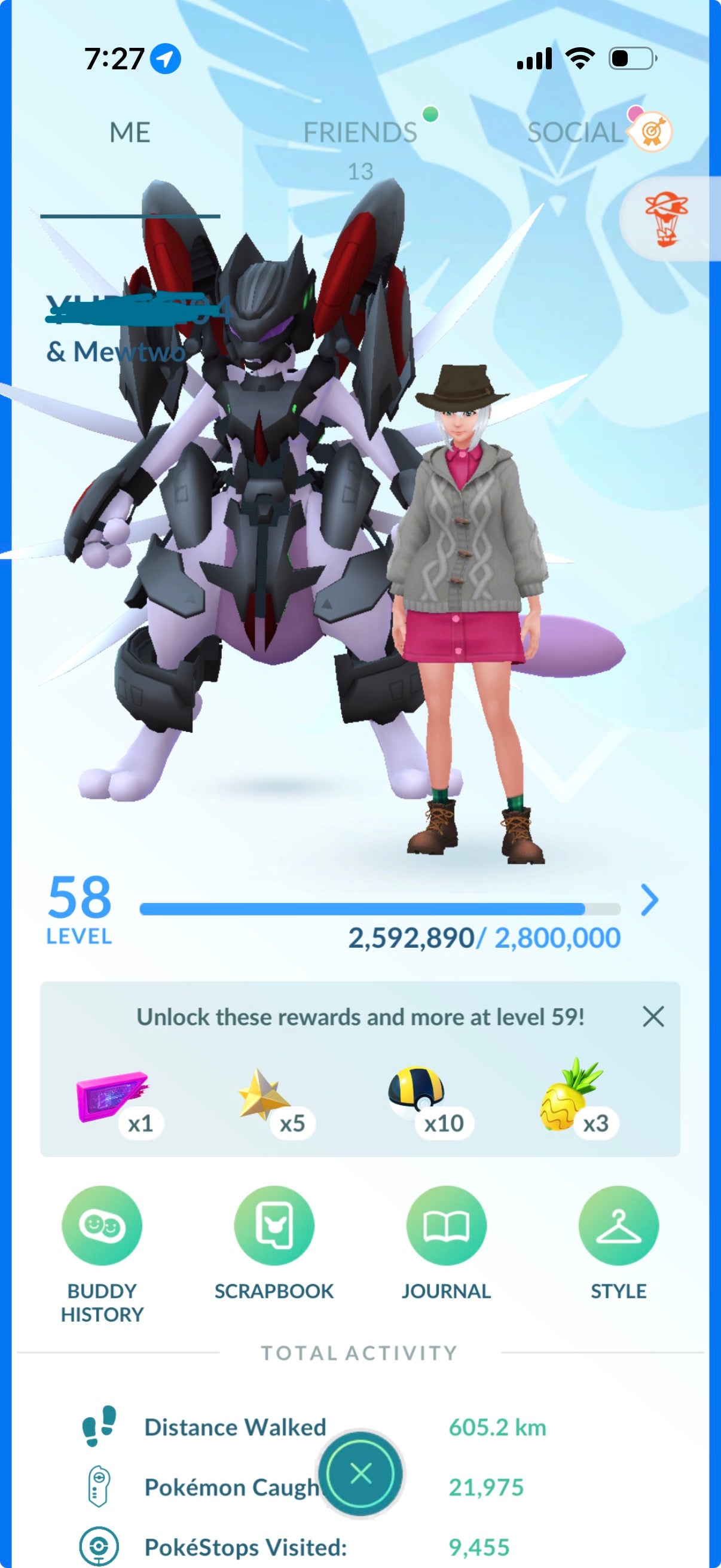 Yuri 2016 account (354 Shiny/Legendary)