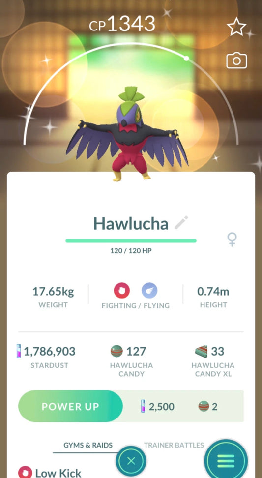 Shiny Hawlucha trade or account