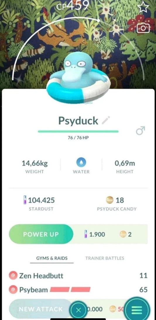 Shiny Psyduck trade or account
