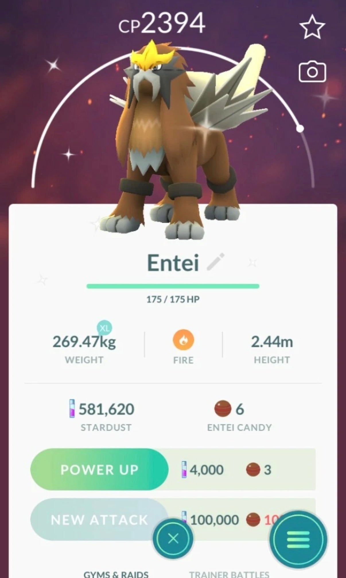 Shiny Entei trade or account