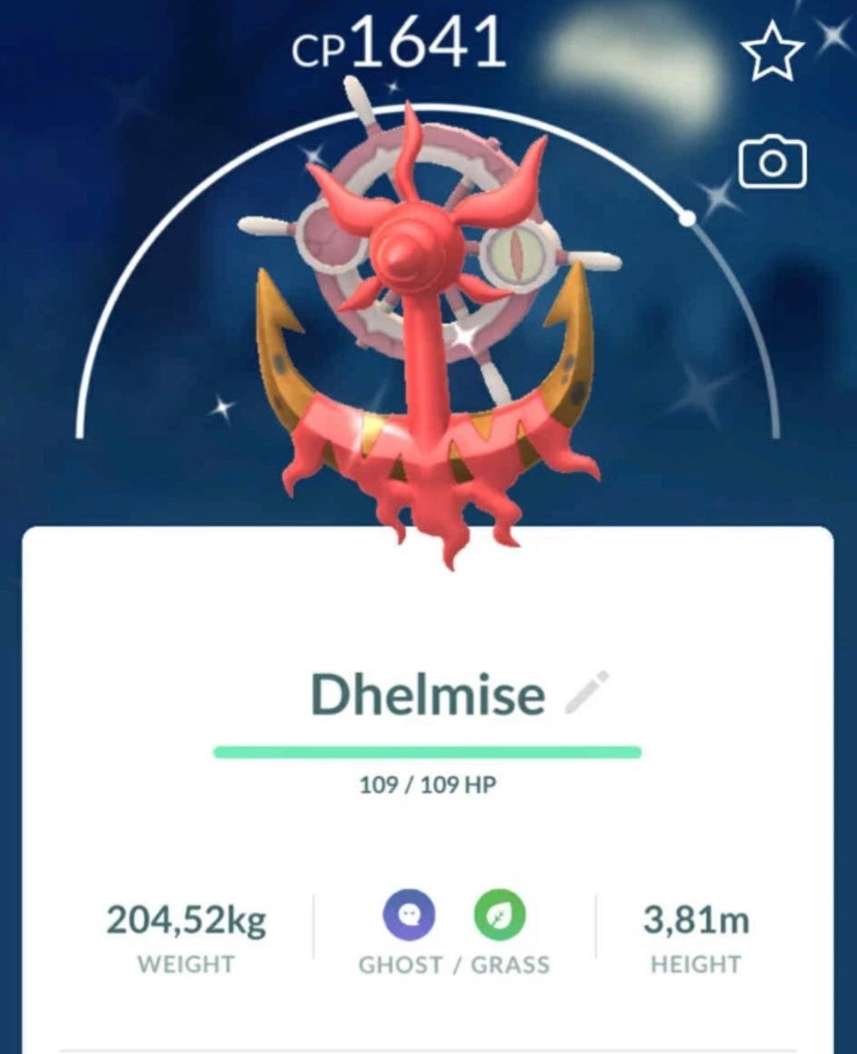 Shiny Dhelmise