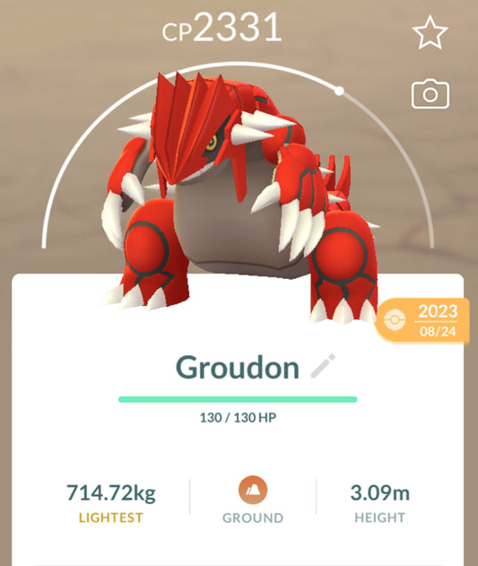 Groudon trade (read description)