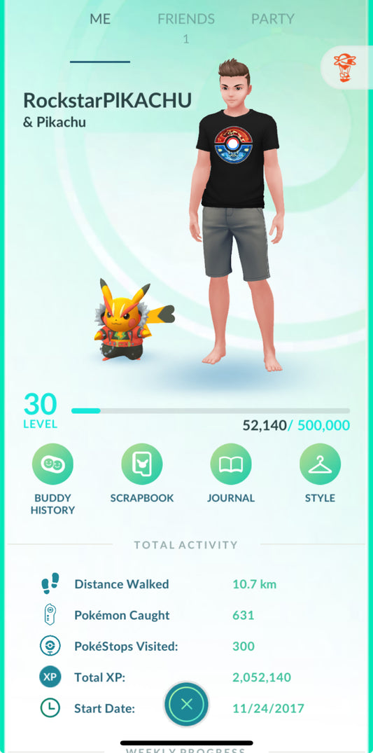 Shiny PikachuRockstar account