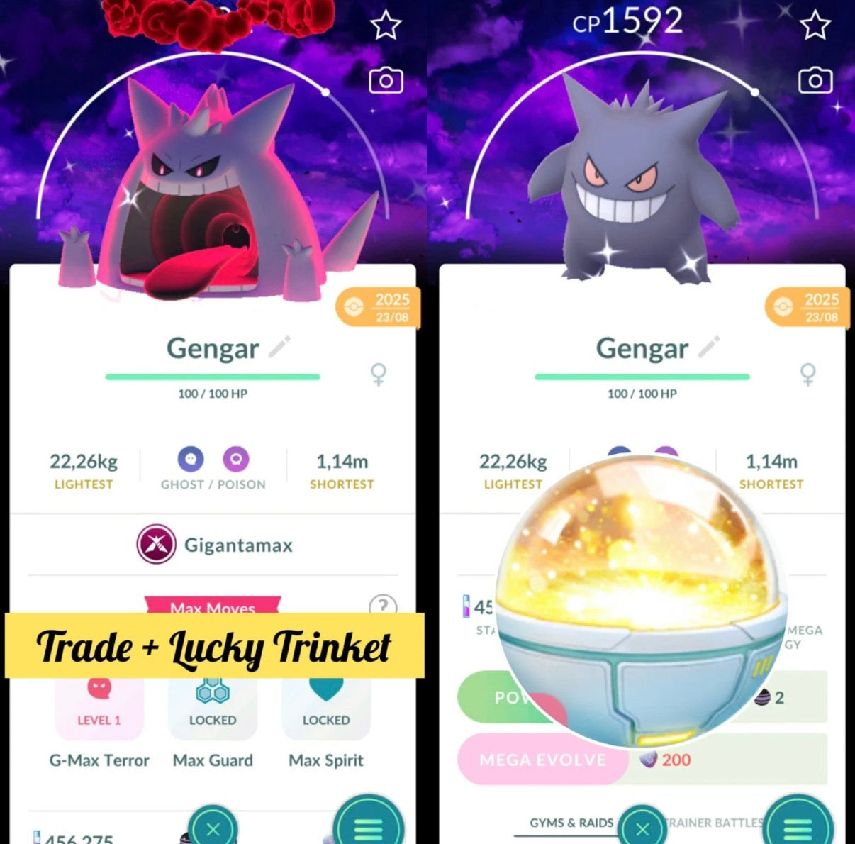 Shiny Gigantamax Gengar trade or account