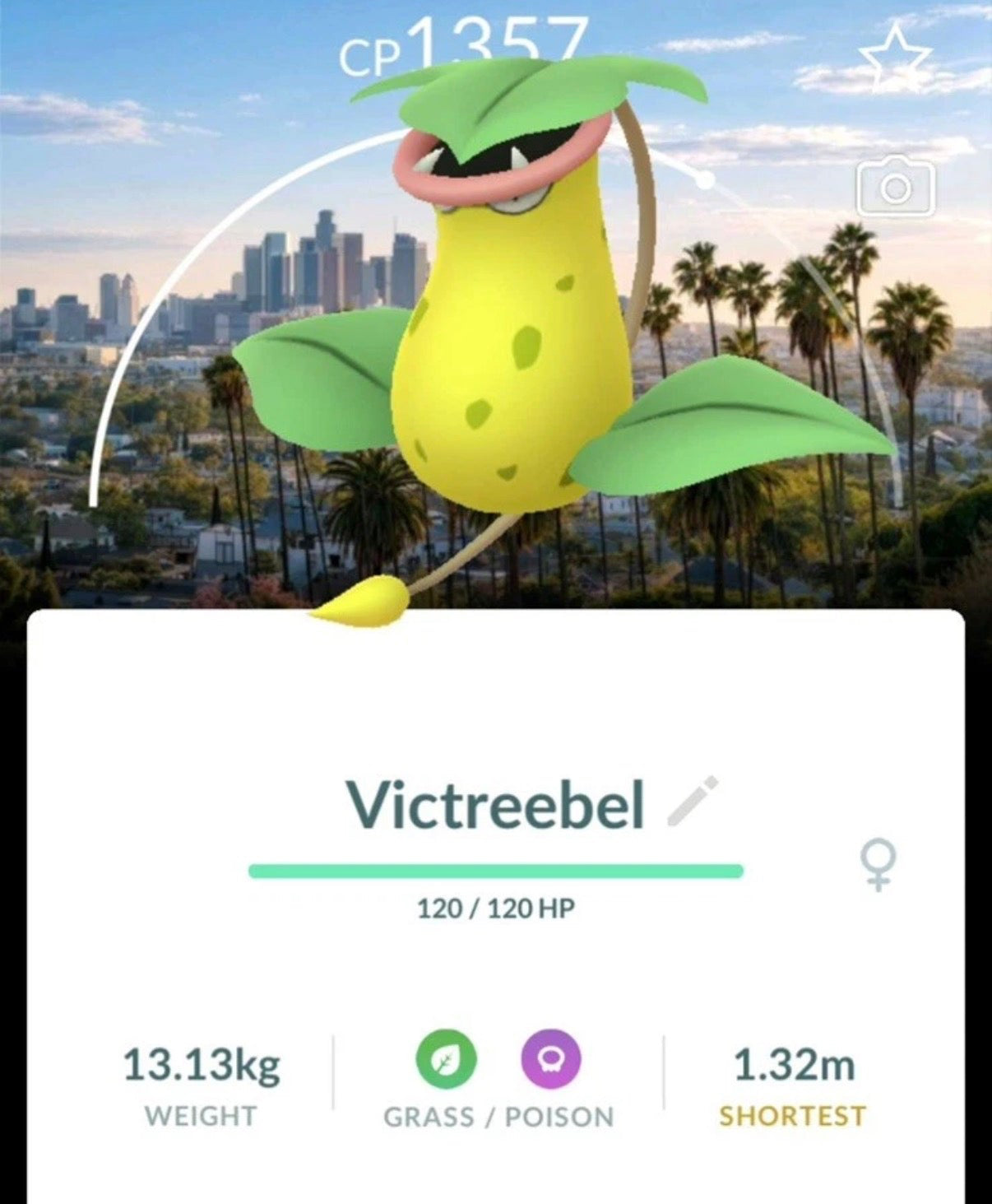 Victreebel LA background trade