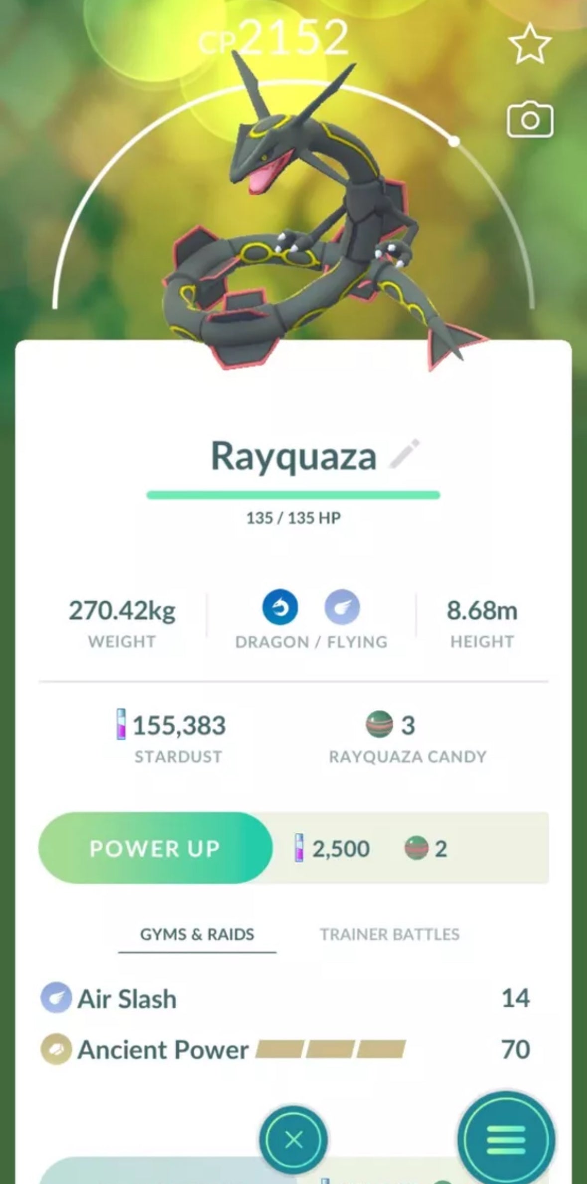 Shiny Rayquaza trade