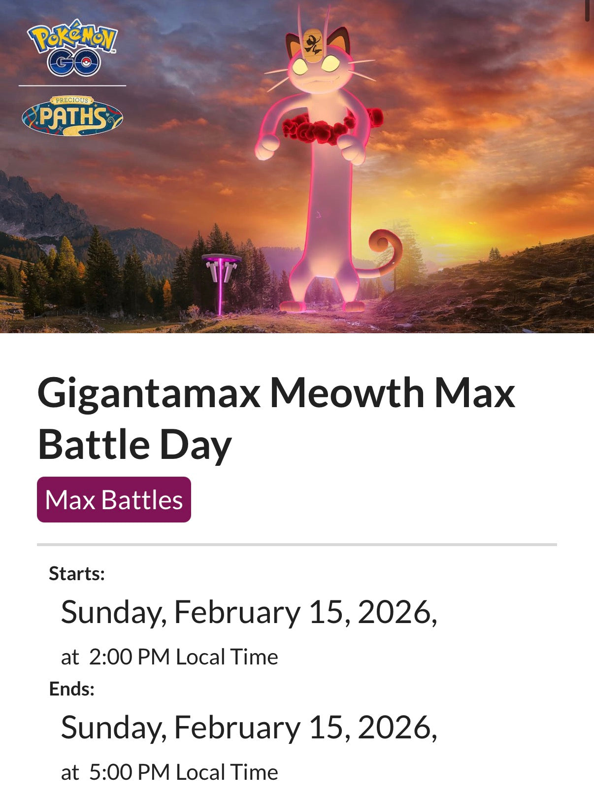 Gigantamax Meowth raid farming service (37,500 stardust each)