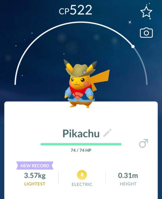 Shiny Pikachu trade or account